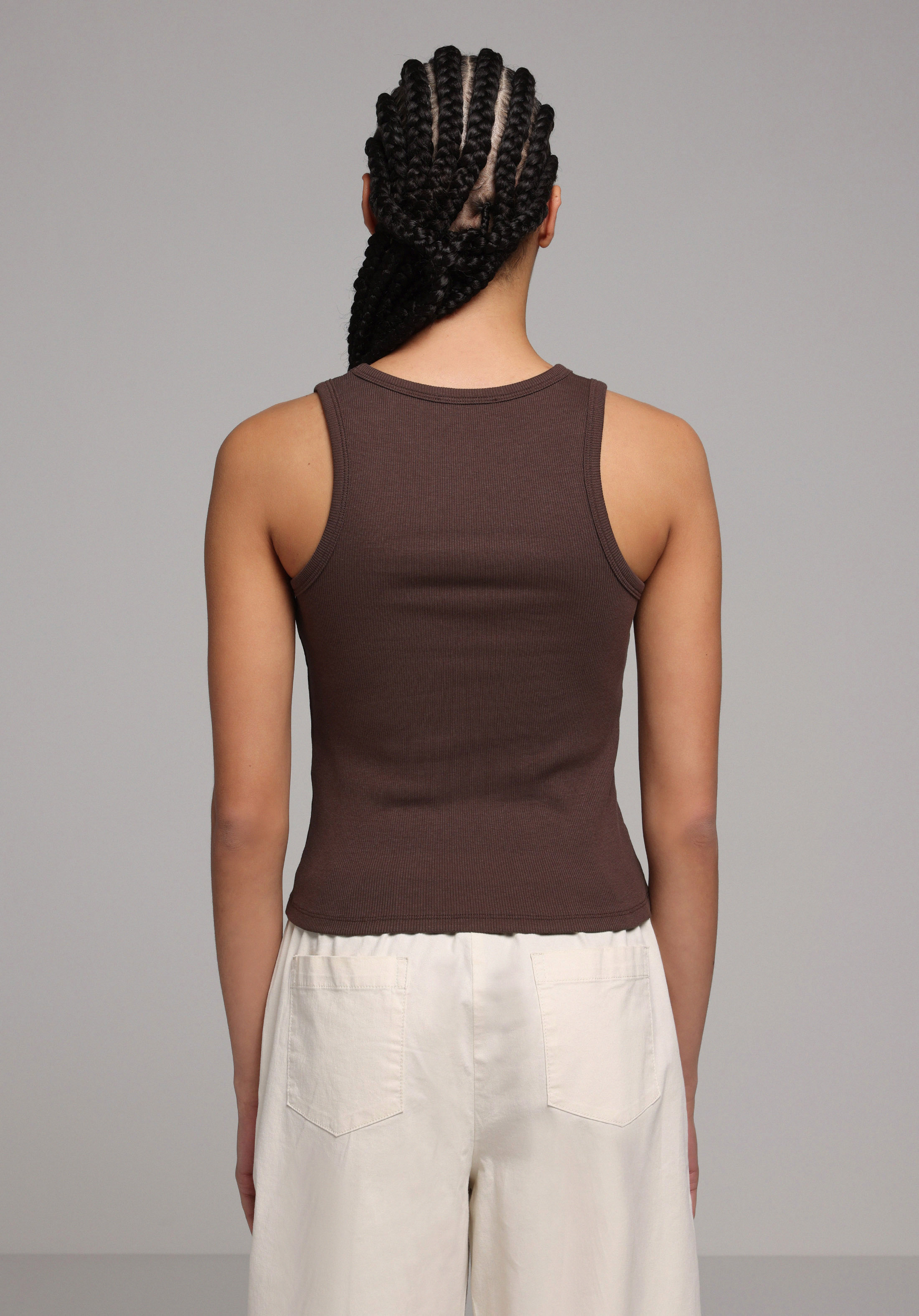 Slim Fit   Kadın Kahverengi Atlet