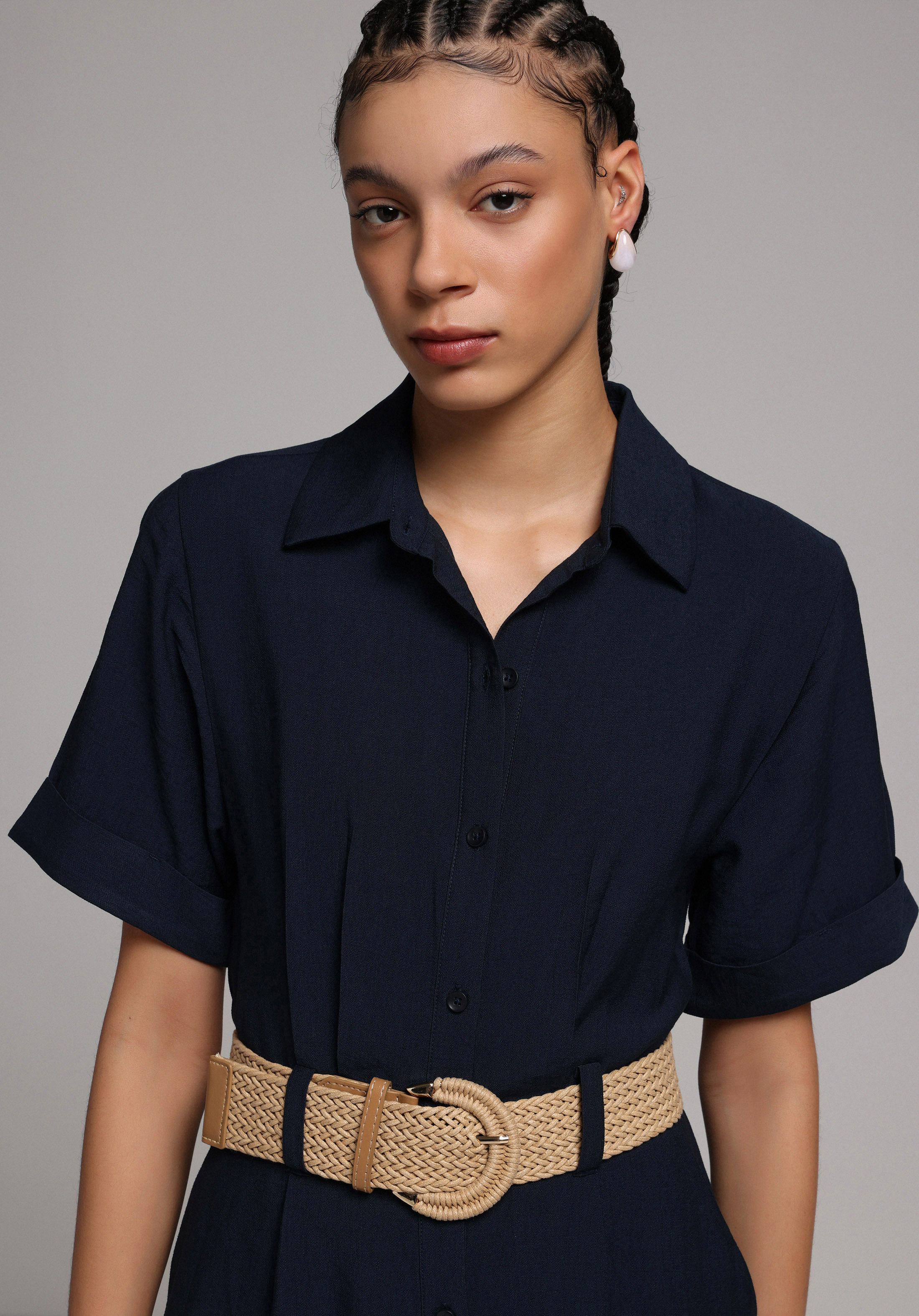 Regular Fit  Kadın Lacivert  Elbise