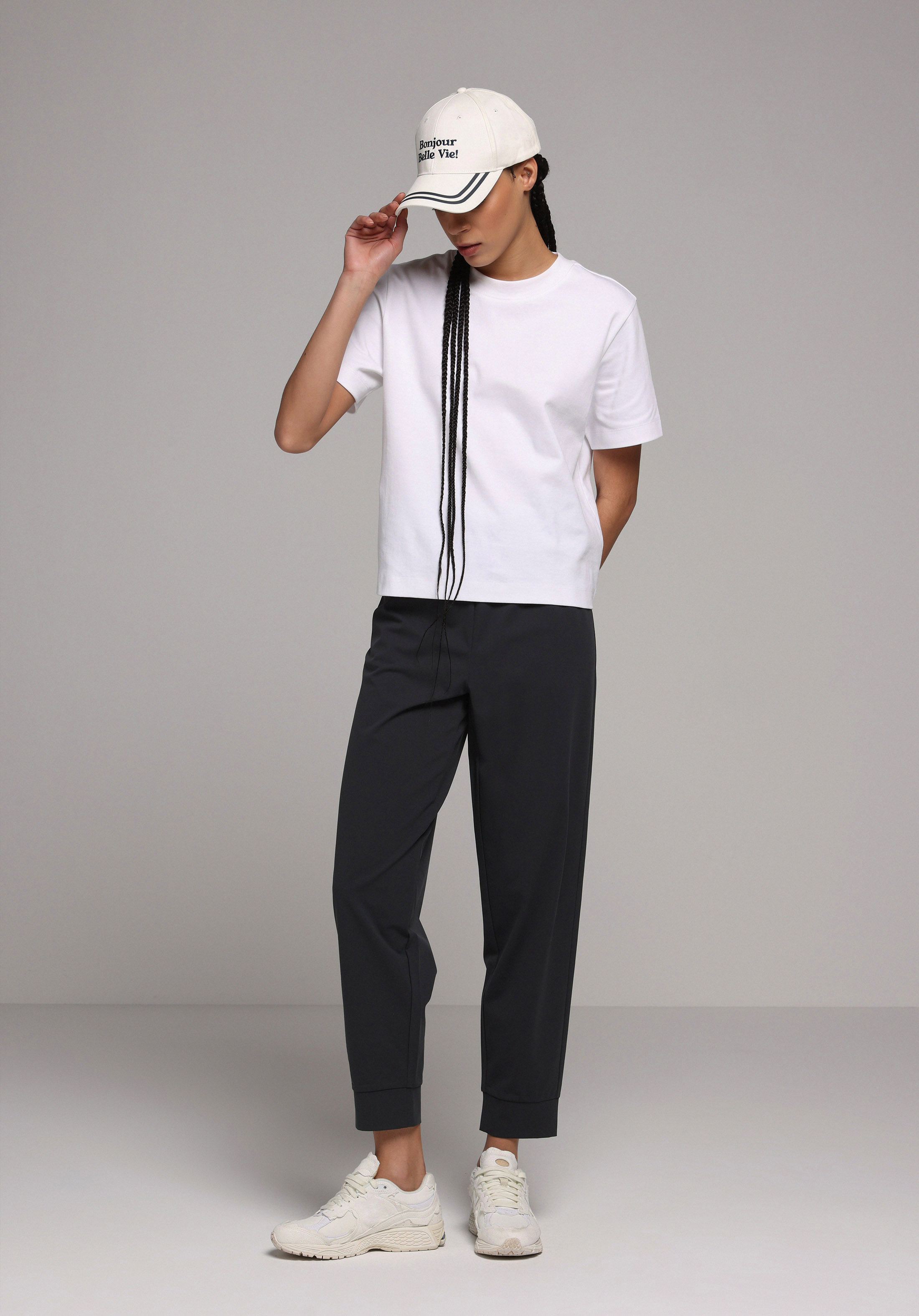 Regular Fit Orta Bel Düz Kadın Antrasit Eşofman Altı