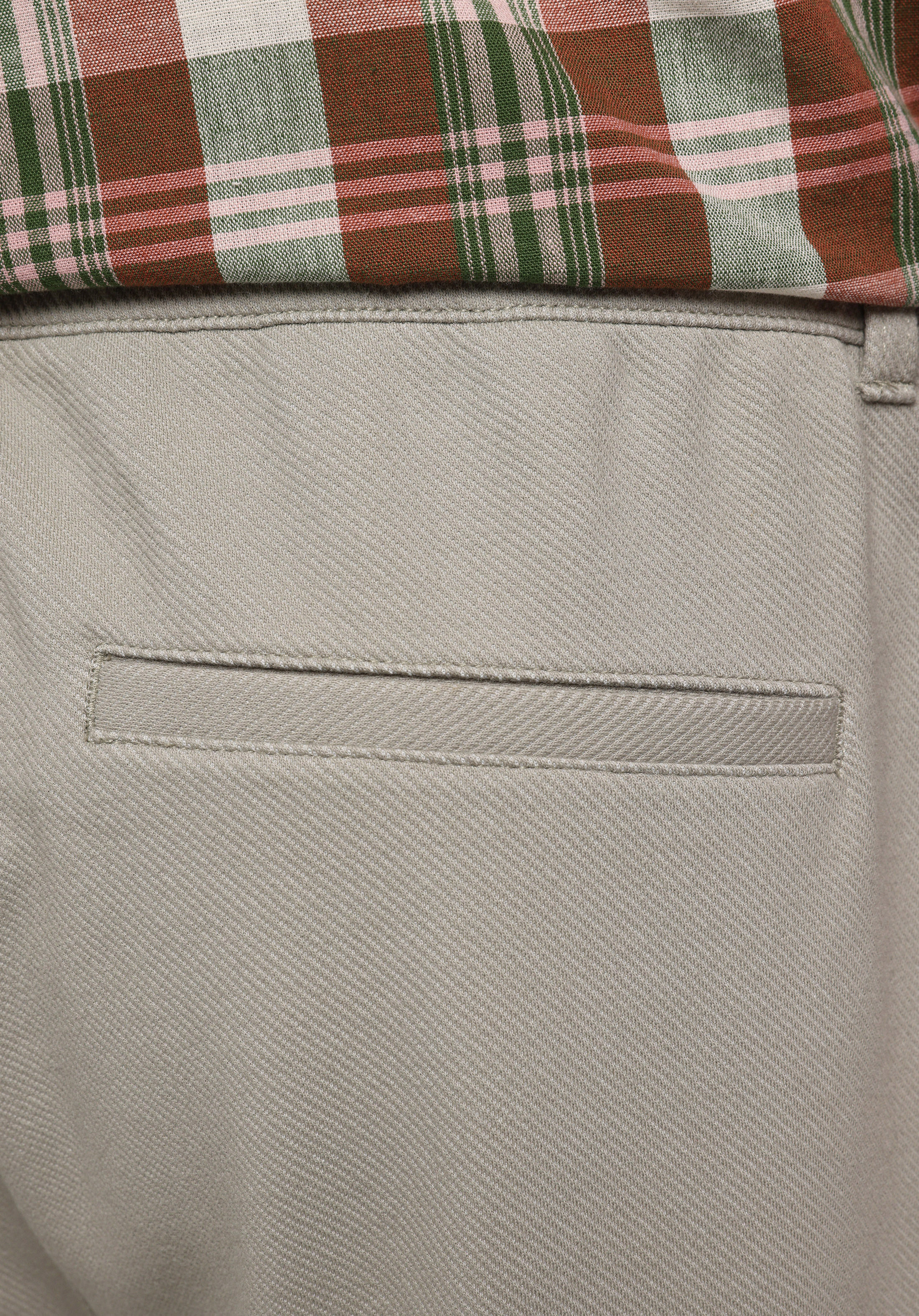 Regular Fit Orta Bel Düz Paça Erkek Yeşil  Pantolon