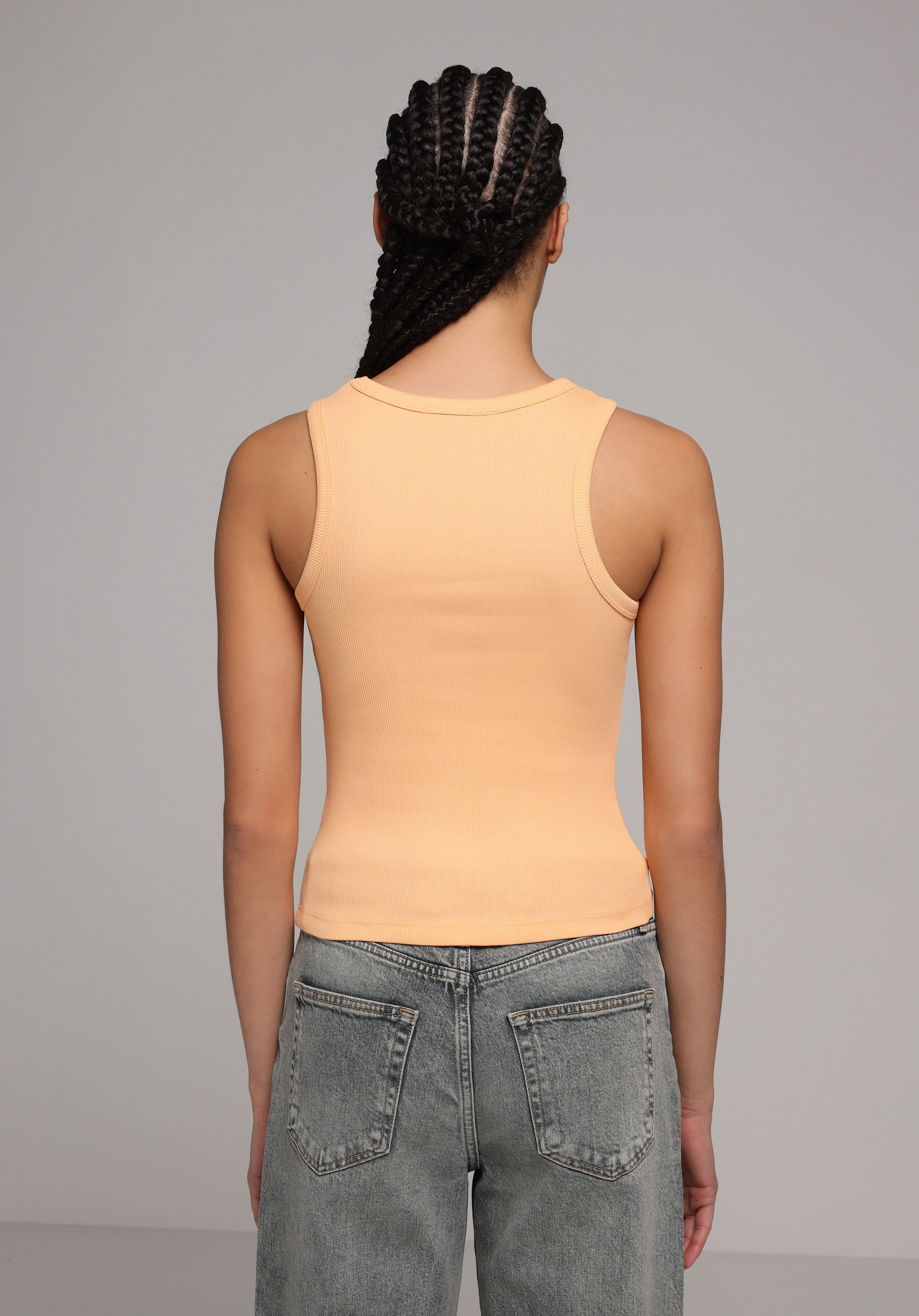 Slim Fit   Kadın Turuncu Atlet