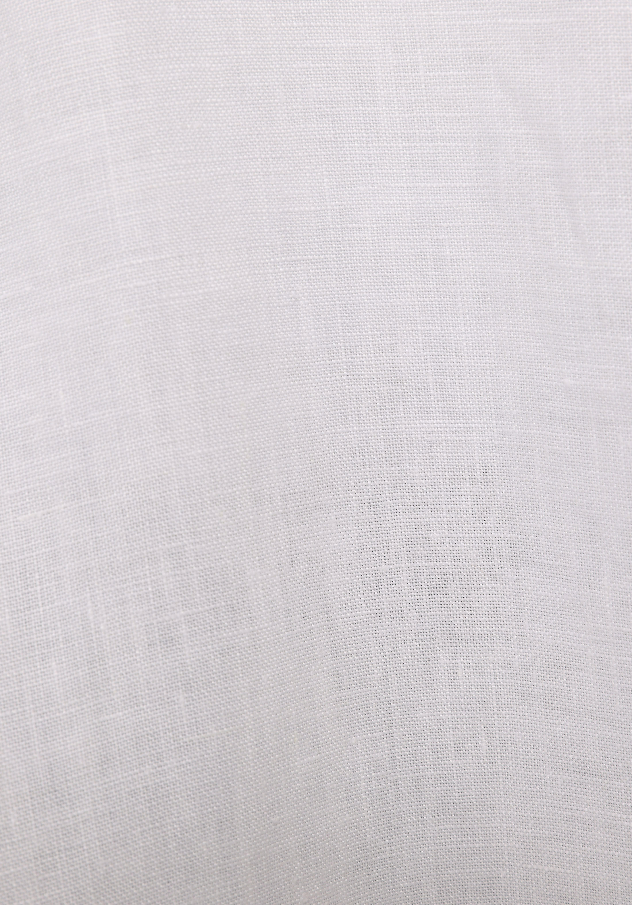 Boyfriend Fit Shirt Neck Düz Kadın Beyaz Uzun Kol Gömlek