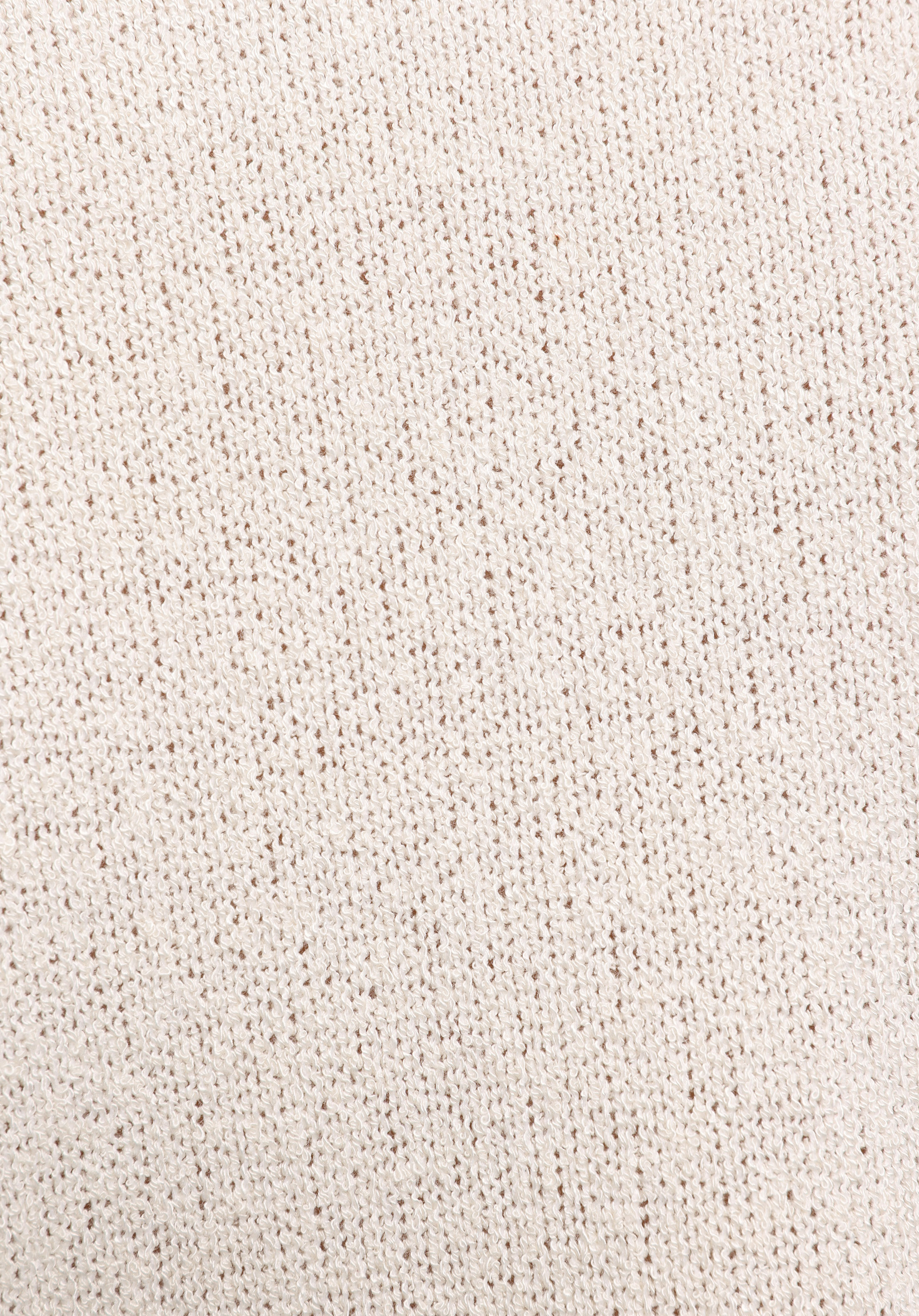 Relax Fit Yuvarlak Yaka Düz Kadın Ekru Kısa Kol Tişört