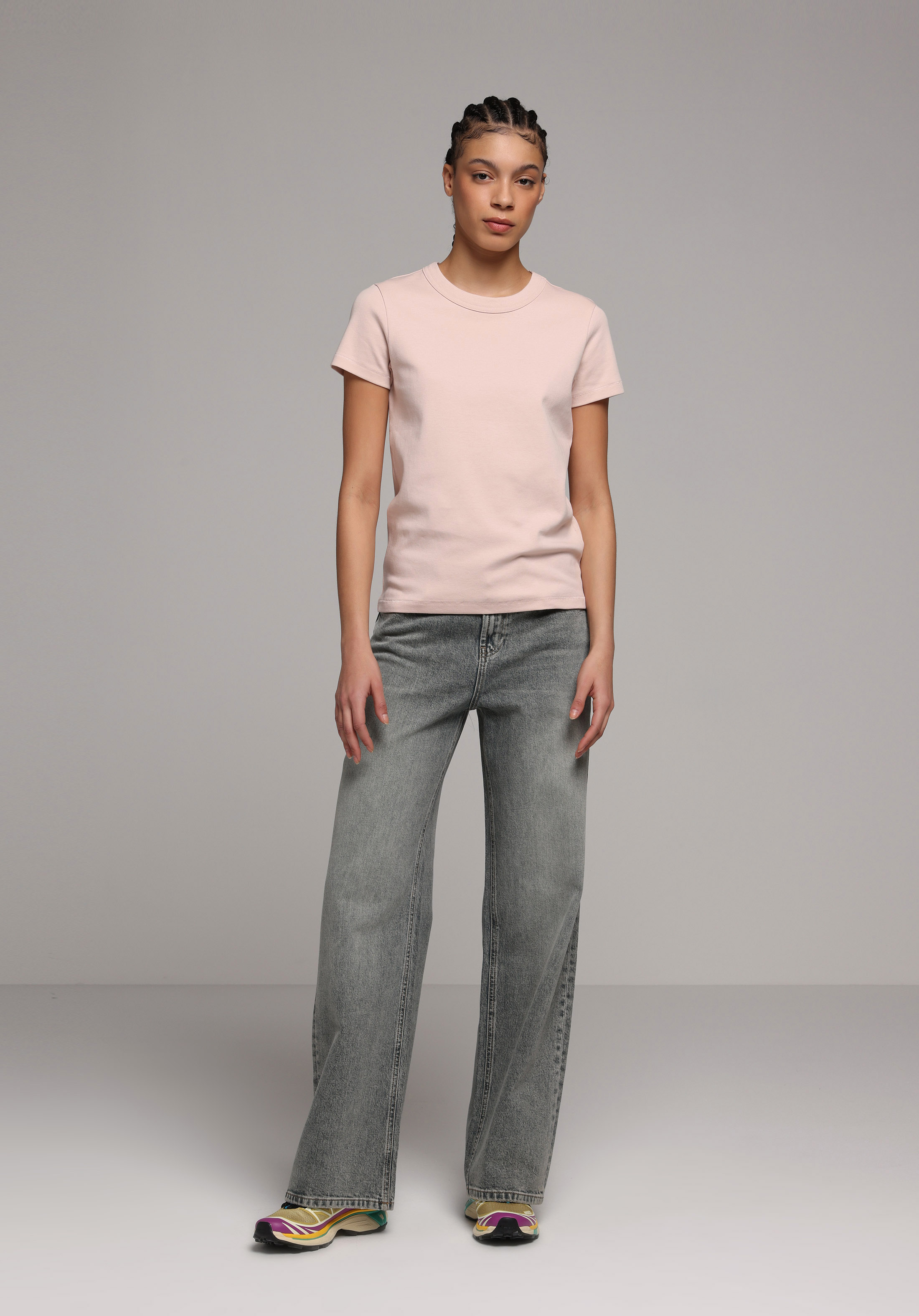 Regular Fit   Kadın Green Cast Denim Jean Pantolon