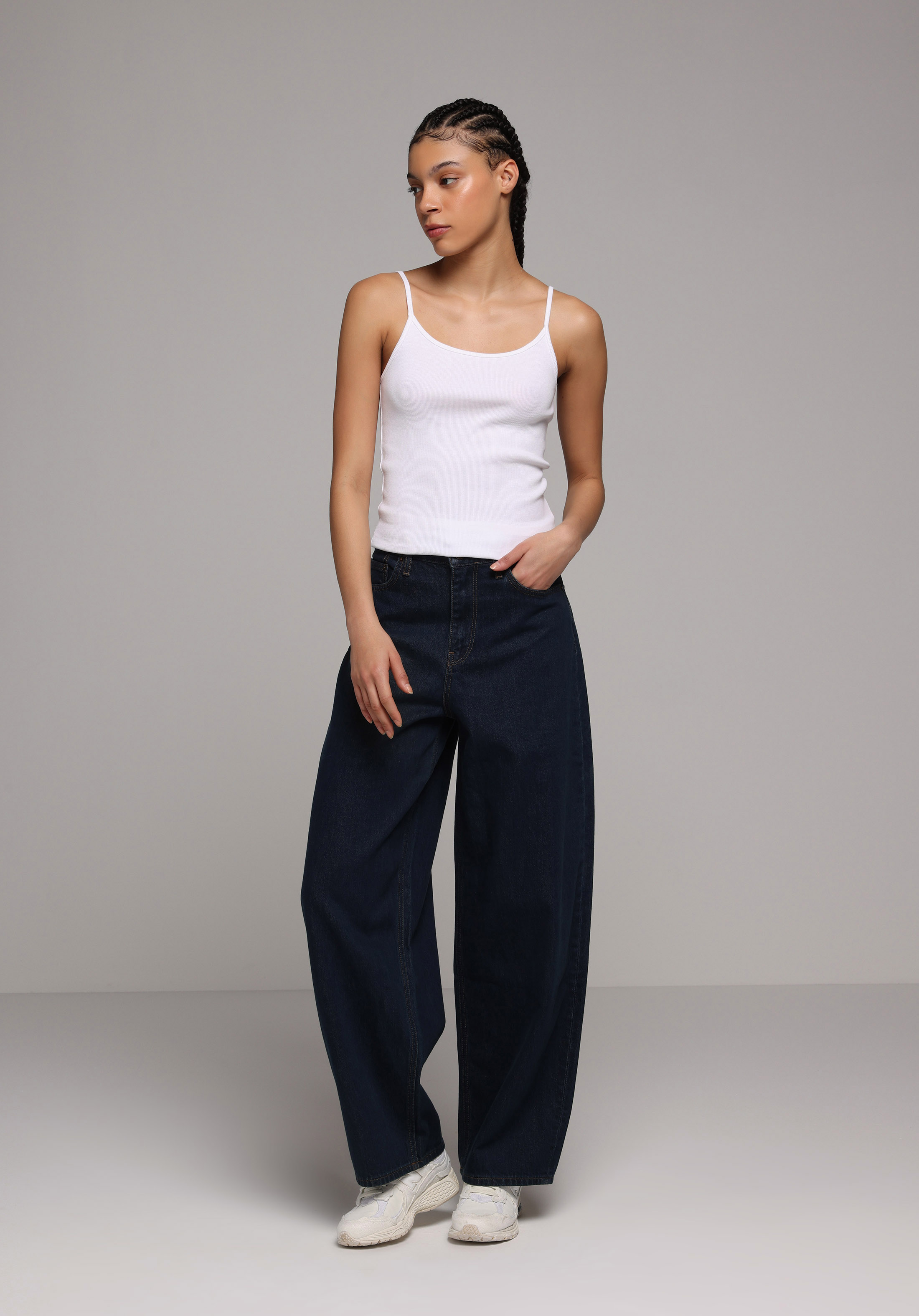 Slim Fit   Kadın Beyaz Atlet