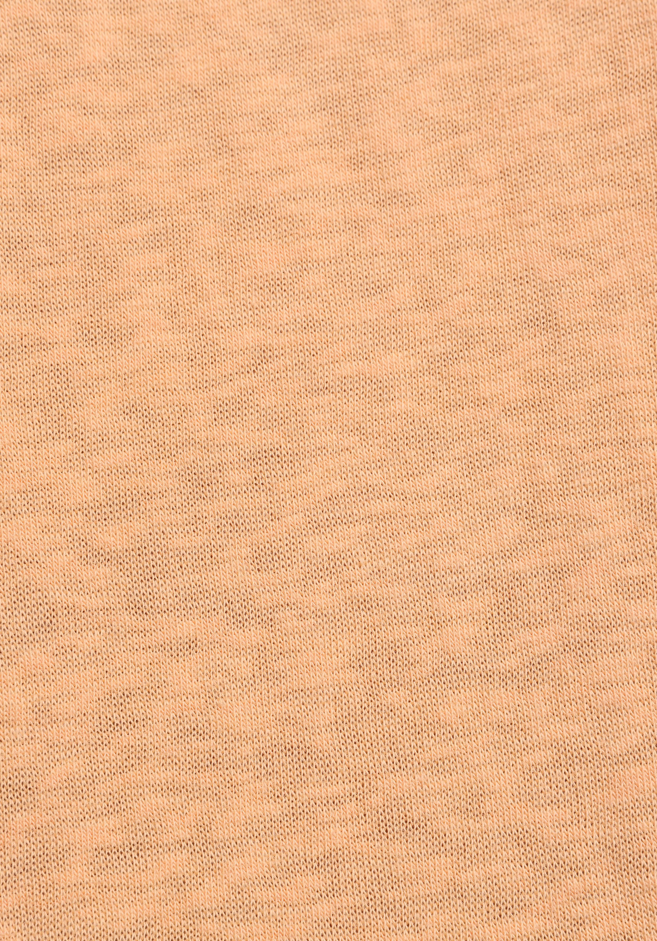 Regular Fit Yuvarlak Yaka Düz Kadın Turuncu Kısa Kol Tişört