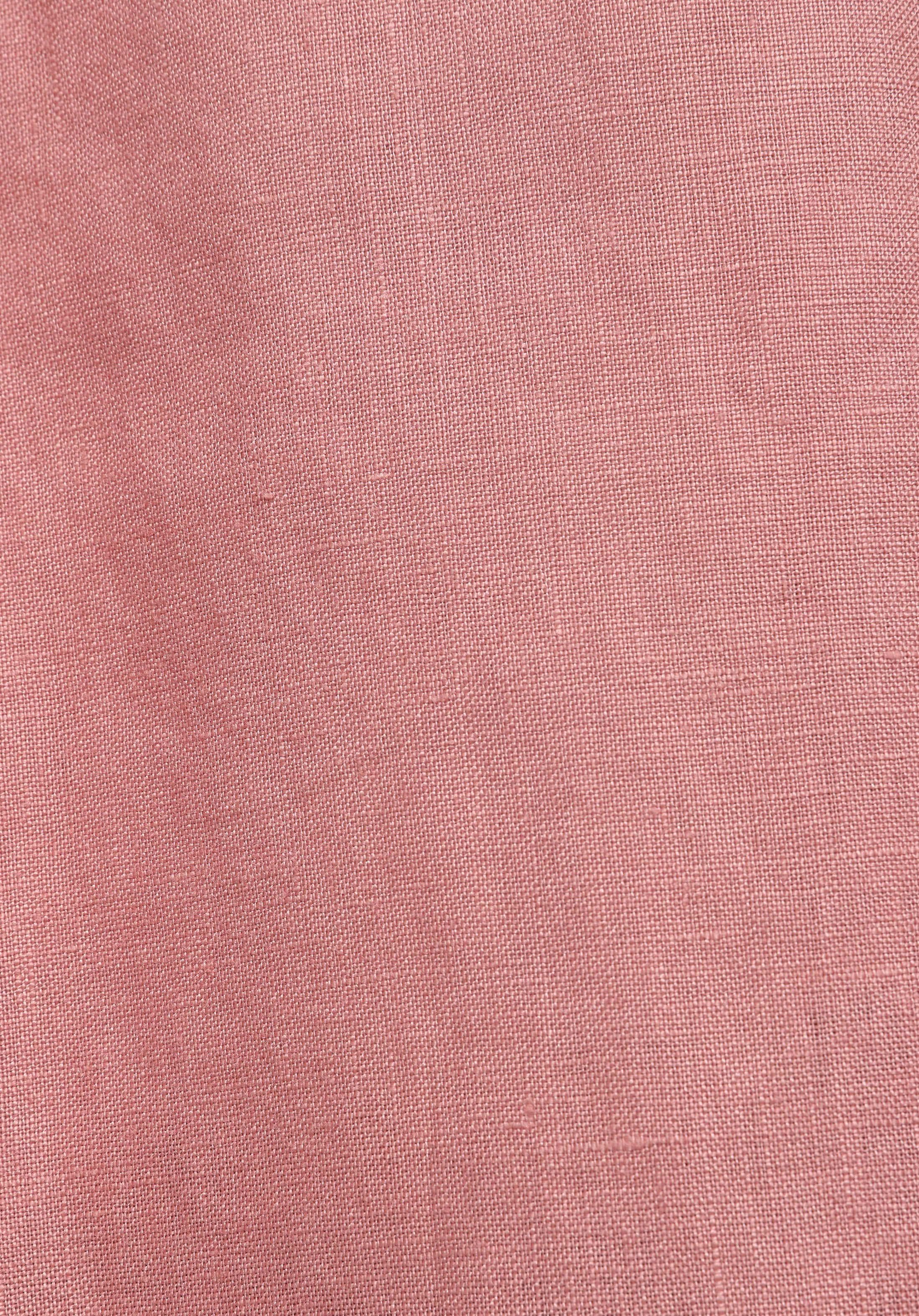 Boyfriend Fit Shirt Neck Düz Kadın Turuncu Uzun Kol Gömlek