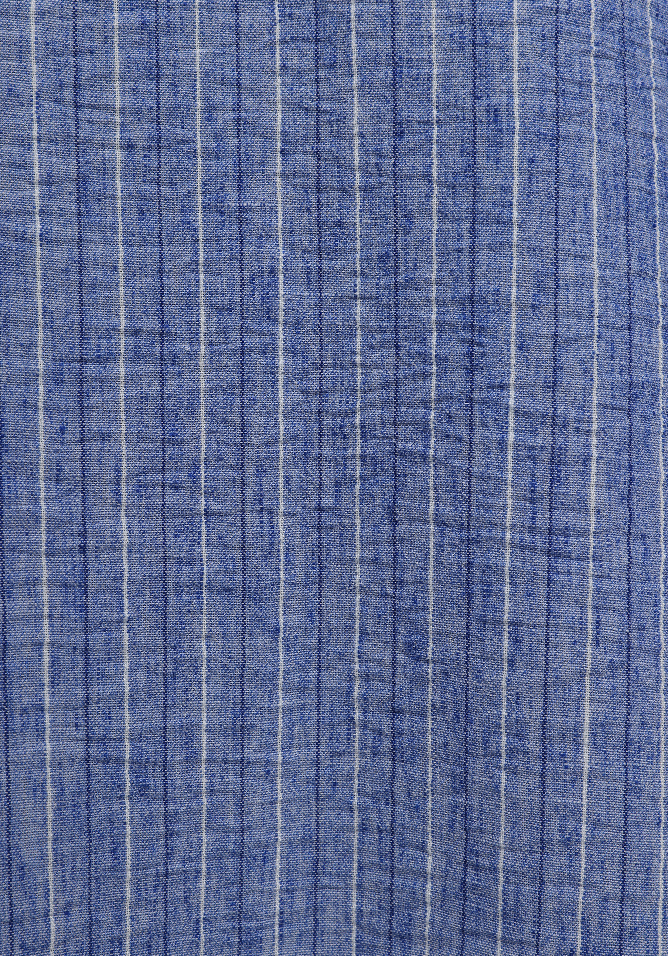 Midi Çizgili  Kadın Mavi Etek