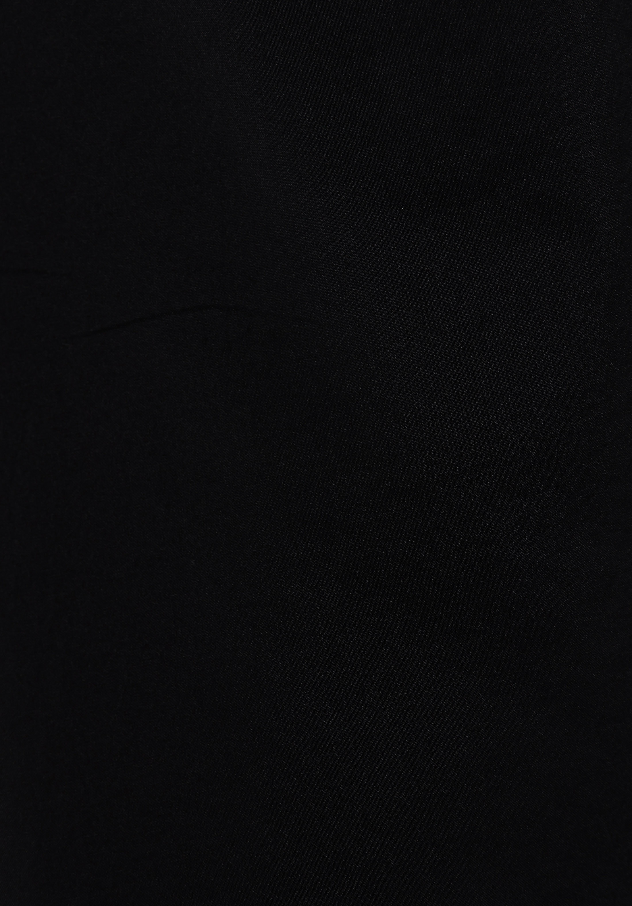 Slim Fit Orta Bel Lastikli Paça Erkek Siyah  Pantolon