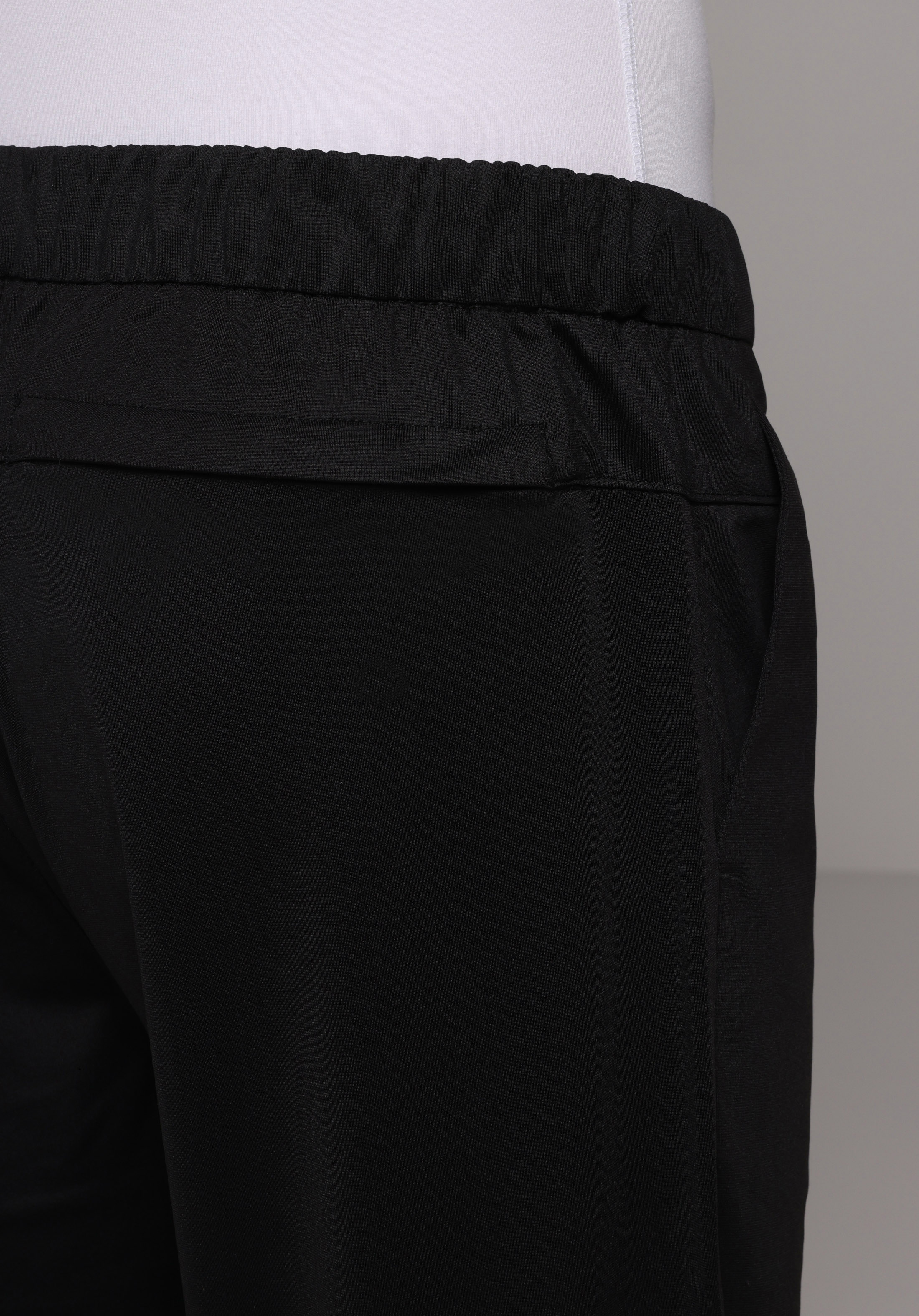 Regular Fit Orta Bel Düz Erkek Siyah Eşofman Altı