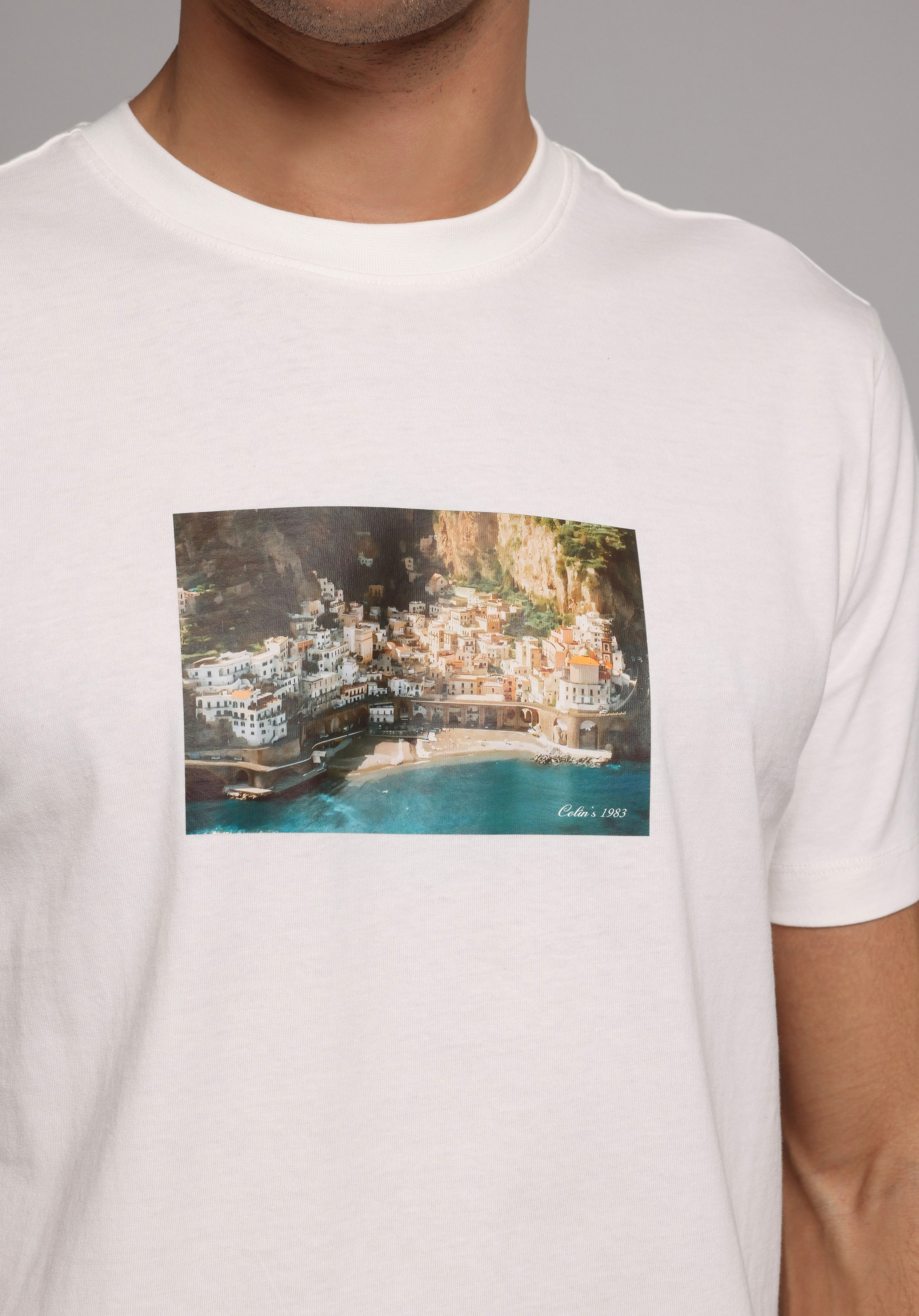 Regular Fit Yuvarlak Yaka Düz Erkek Beyaz Kısa Kol Tişört