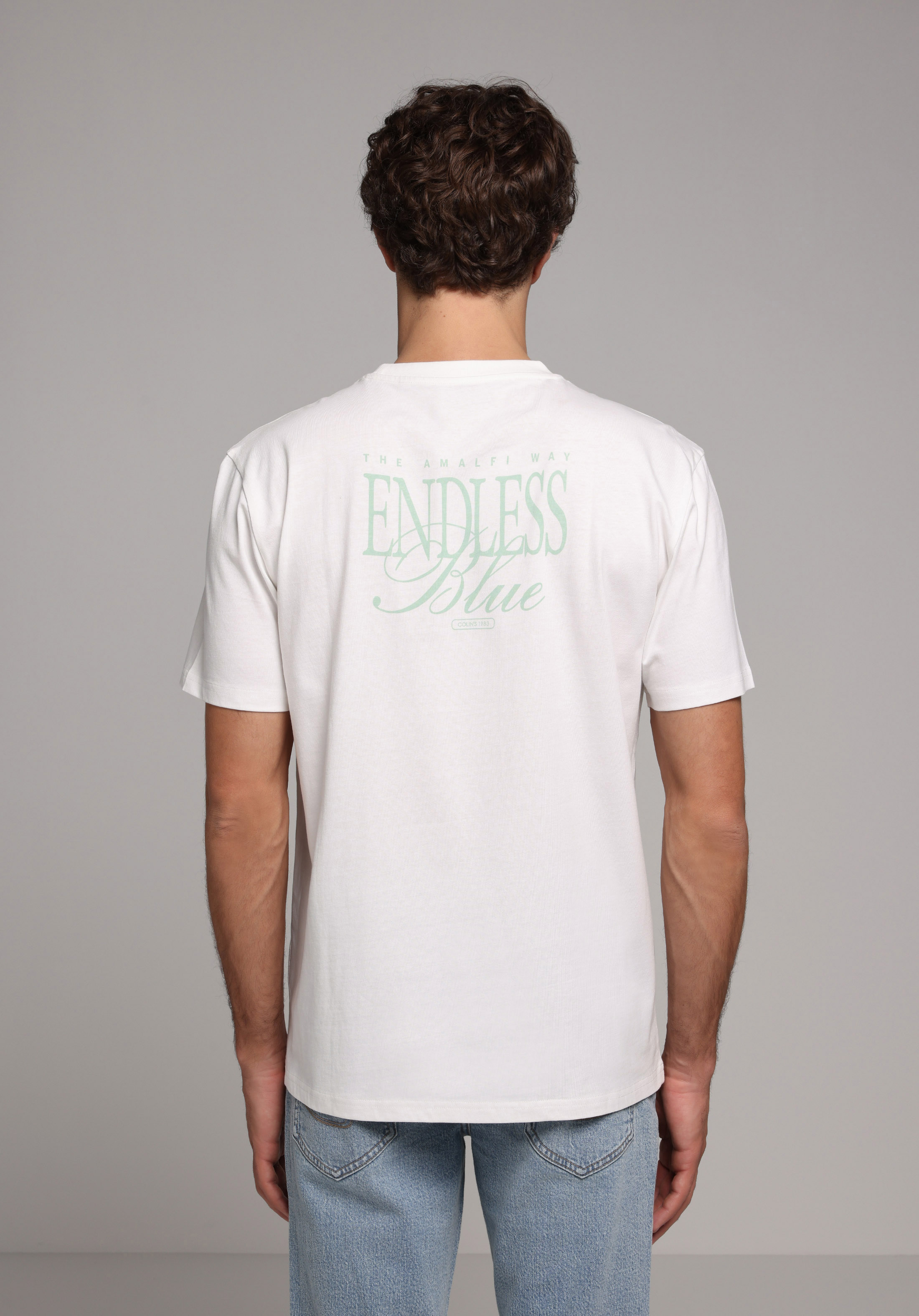 Comfort Fit Yuvarlak Yaka Düz Erkek Beyaz Kısa Kol Tişört