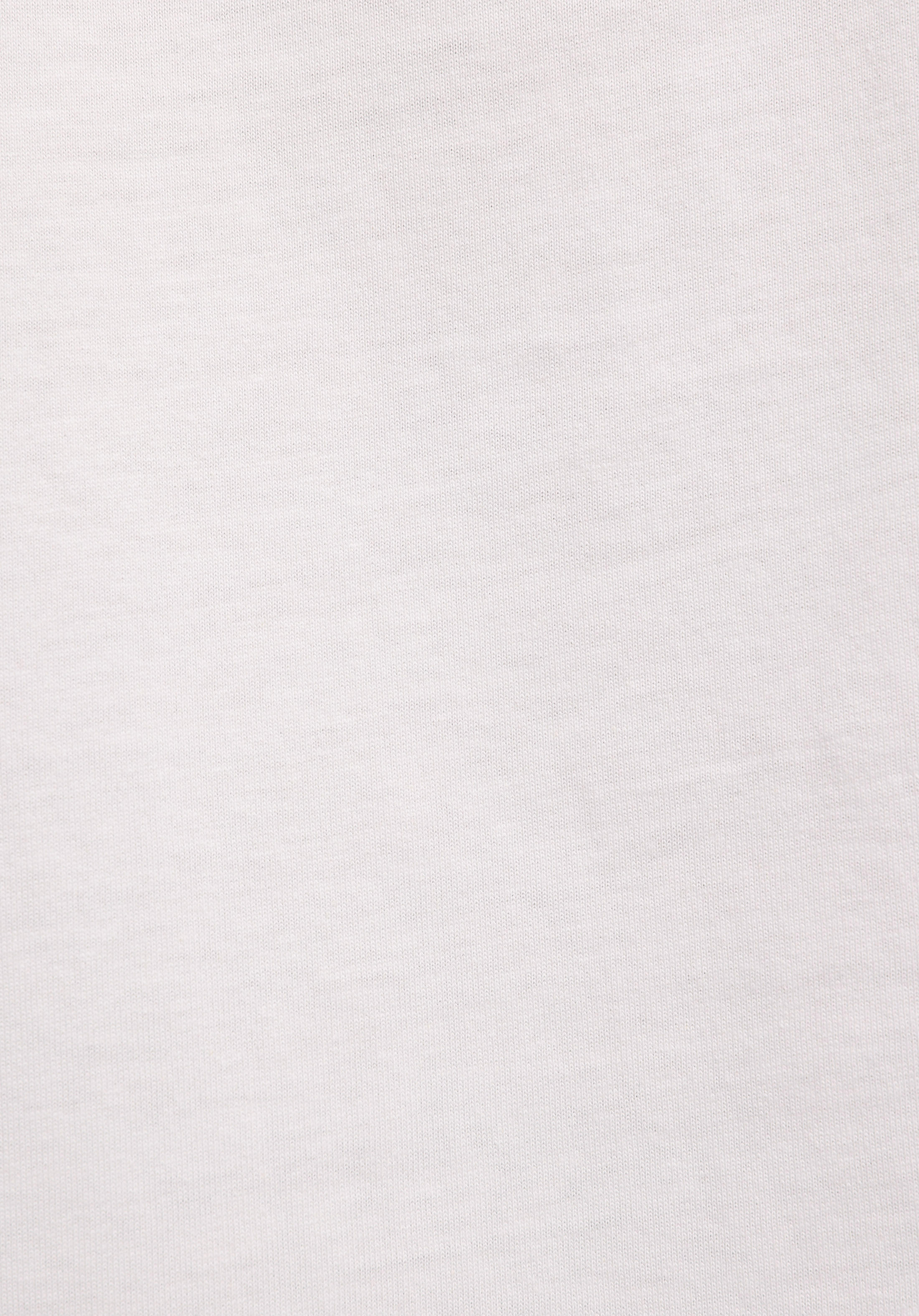 Comfort Fit Yuvarlak Yaka Düz Erkek Beyaz Kısa Kol Tişört