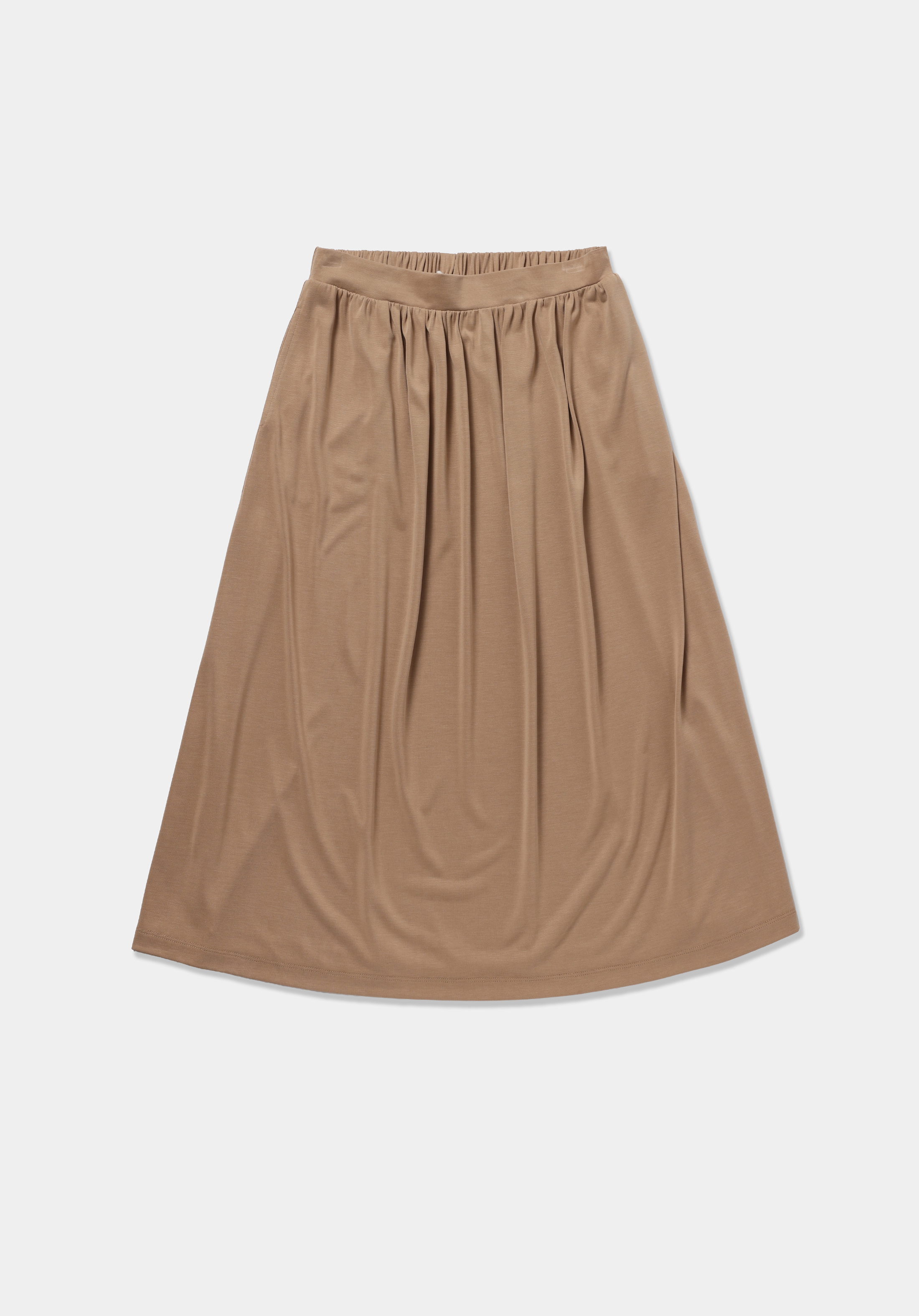 Regular Fit Düz  Kadın Bej Etek