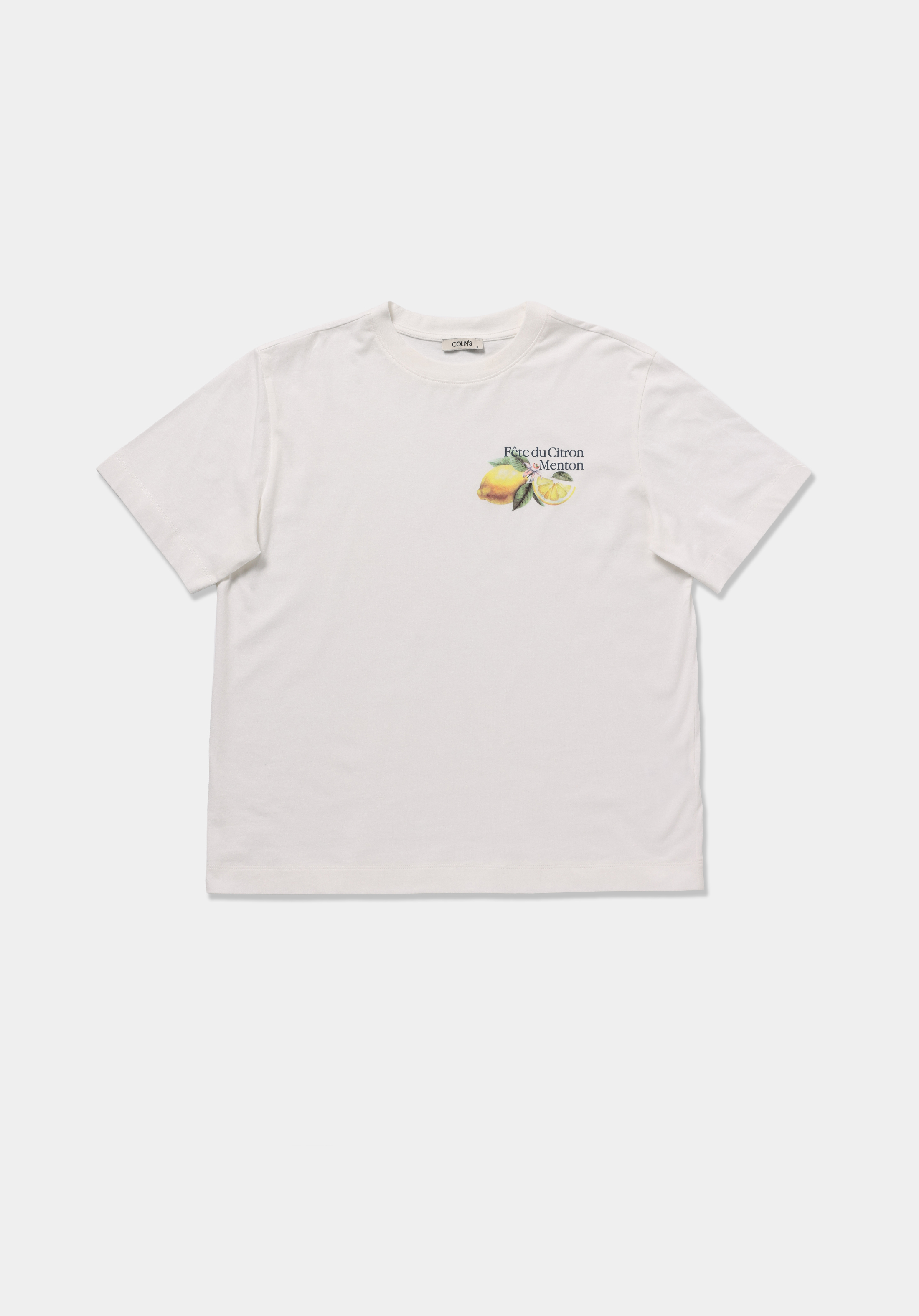 Regular Fit Yuvarlak Yaka Baskılı Kadın Beyaz Kısa Kol Tişört