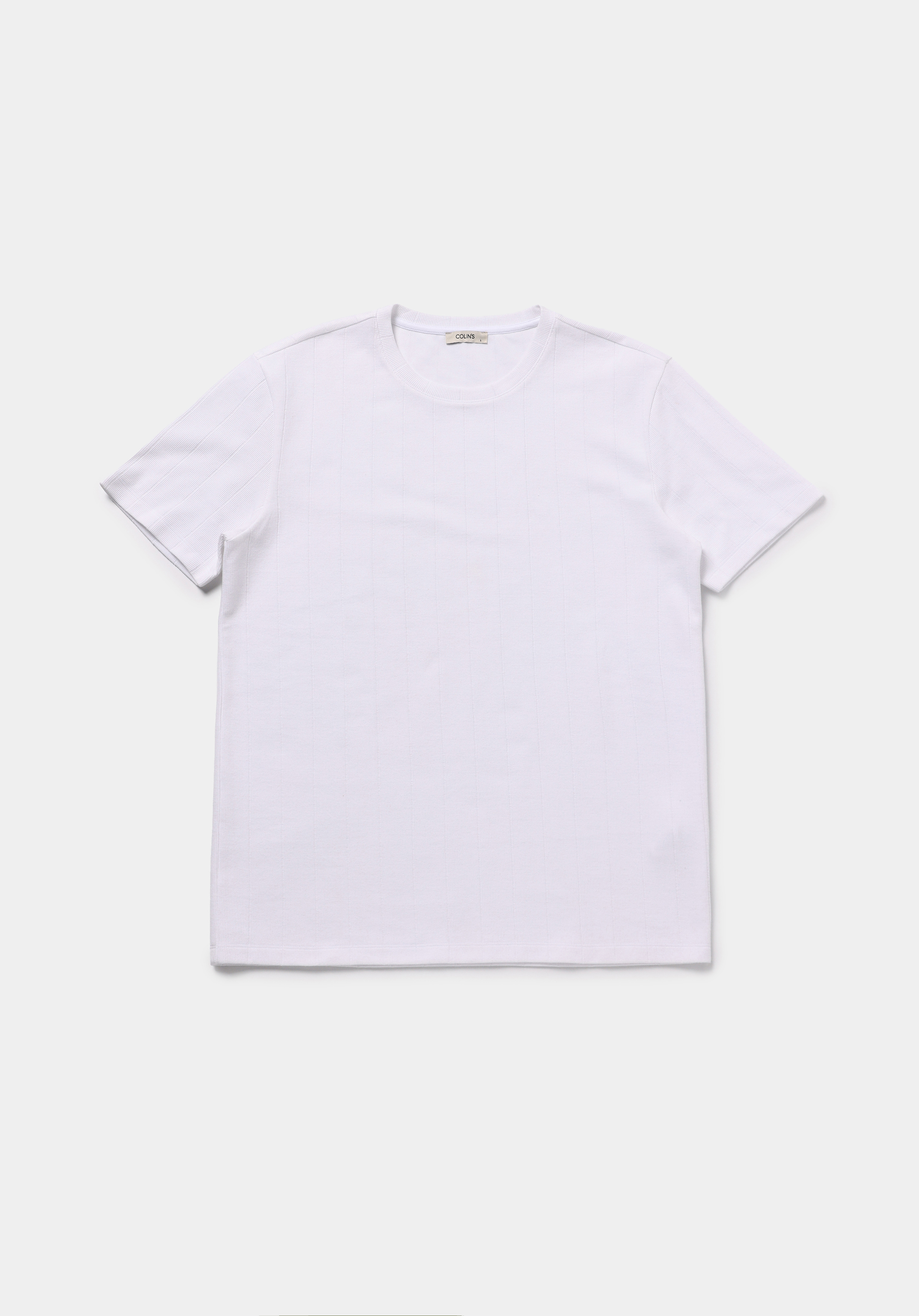 Regular Fit Yuvarlak Yaka Düz Erkek Beyaz Kısa Kol Tişört