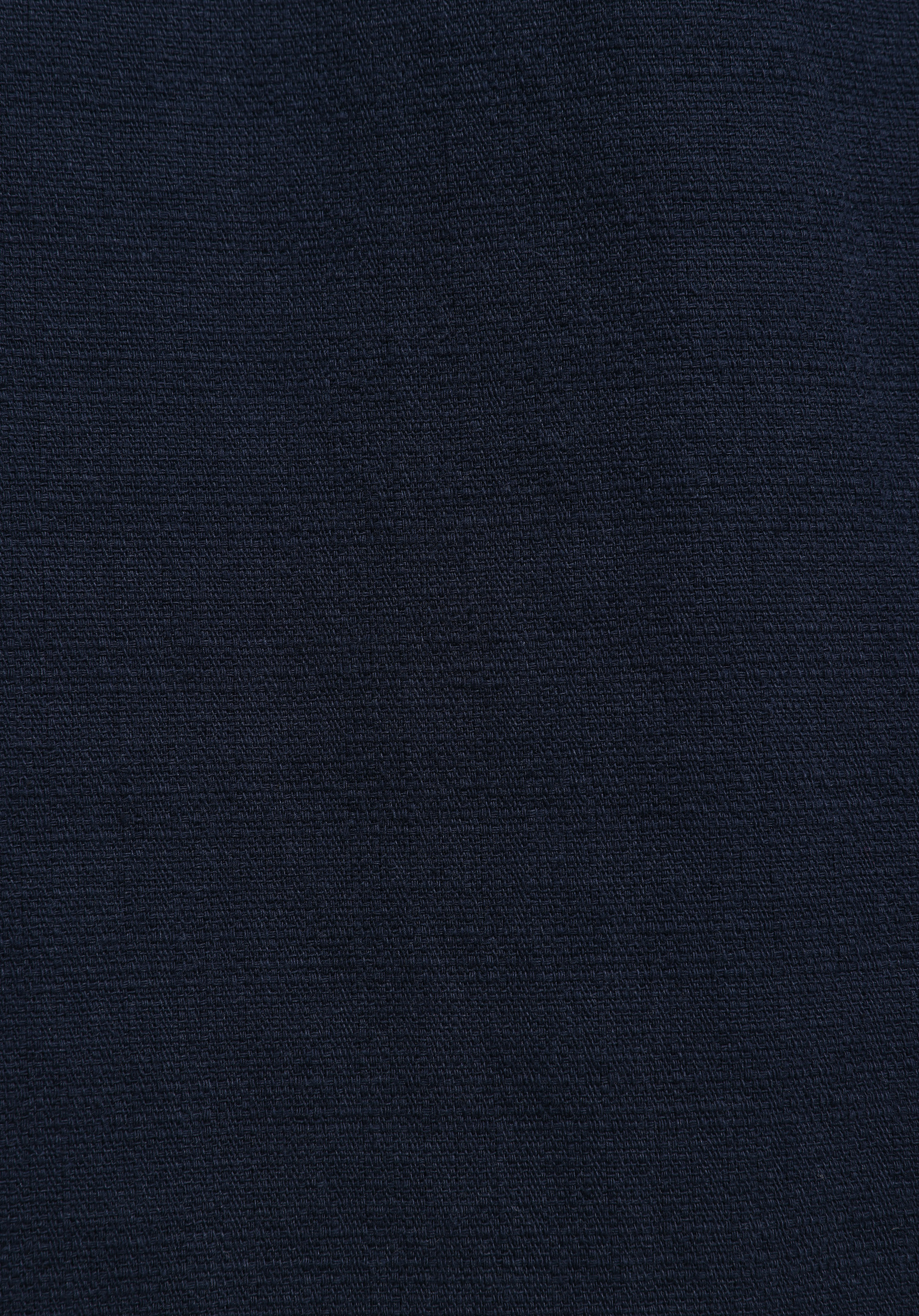 Regular Fit Shirt Neck Düz Erkek Lacivert Kısa Kol Gömlek