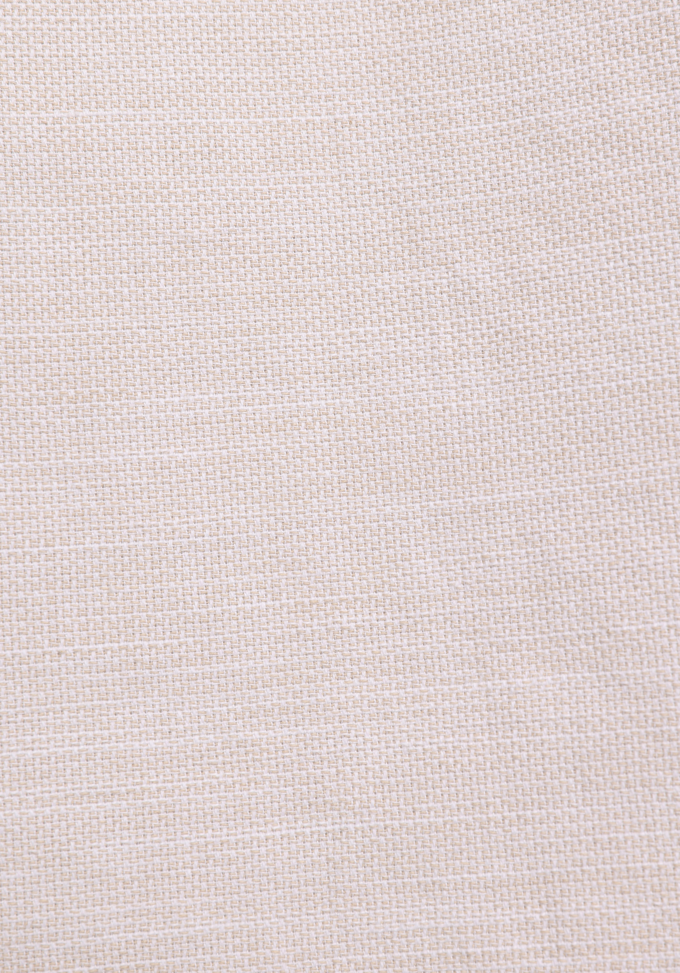 Regular Fit Shirt Neck Düz Erkek Ekru Uzun Kol Gömlek