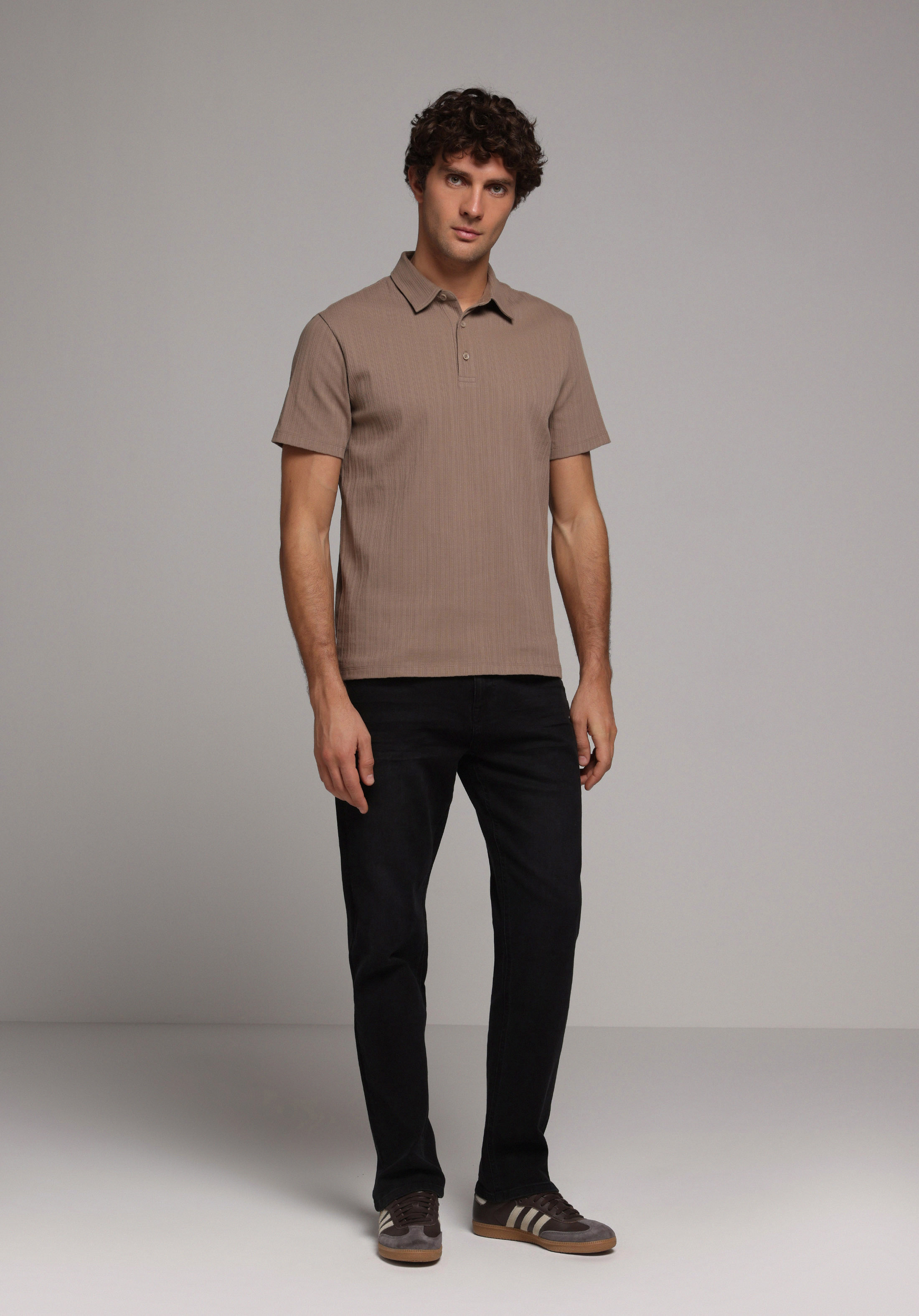 Regular Fit   Erkek Black Black Denim Jean Pantolon