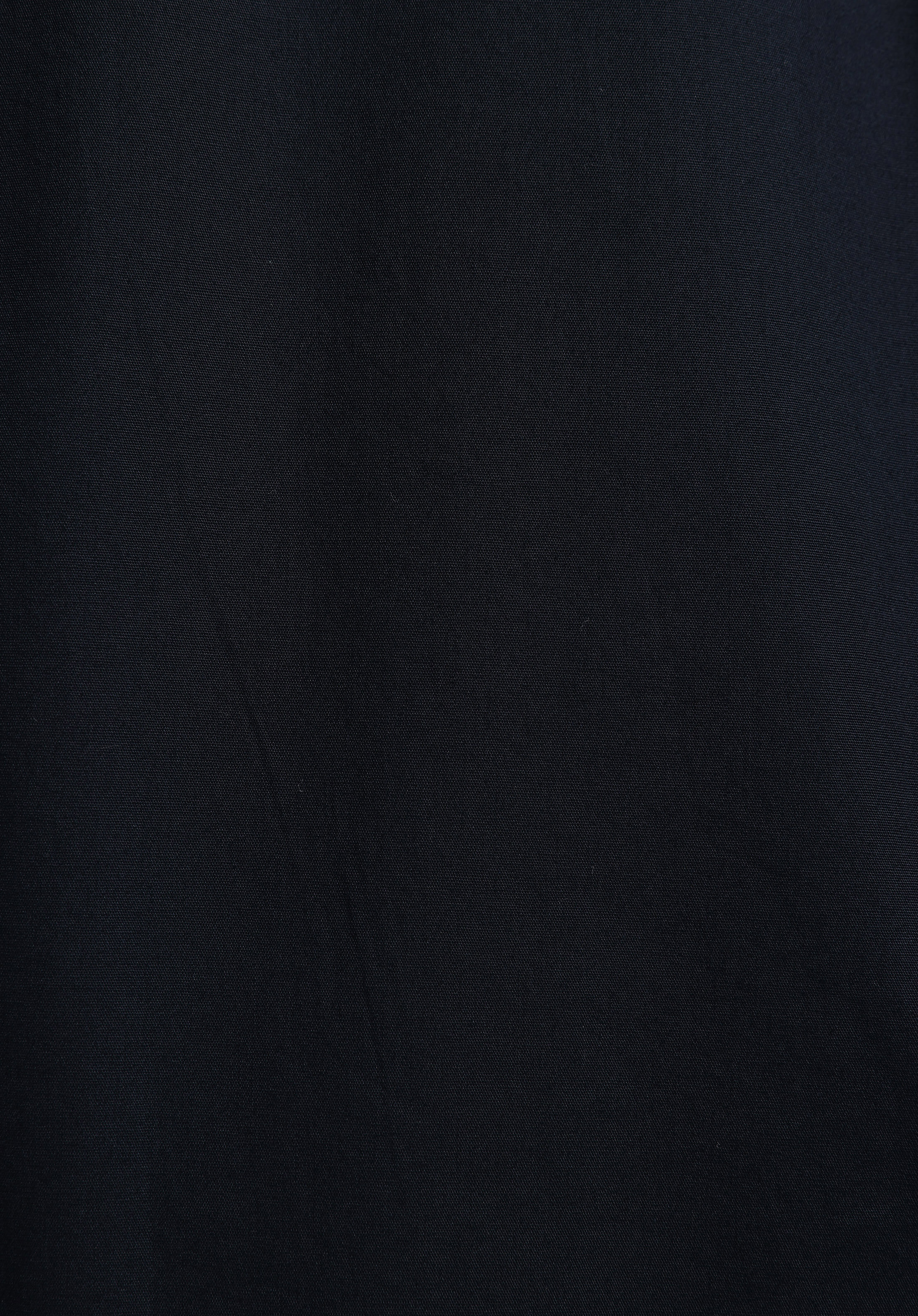 Regular Fit Shirt Neck Düz Erkek Lacivert Uzun Kol Gömlek