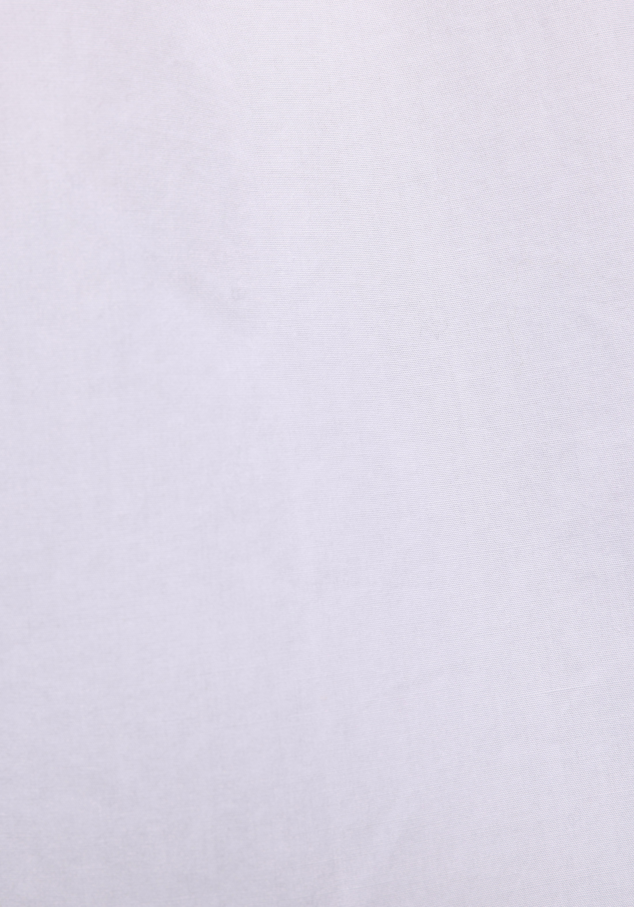 Regular Fit Shirt Neck Düz Erkek Beyaz Uzun Kol Gömlek