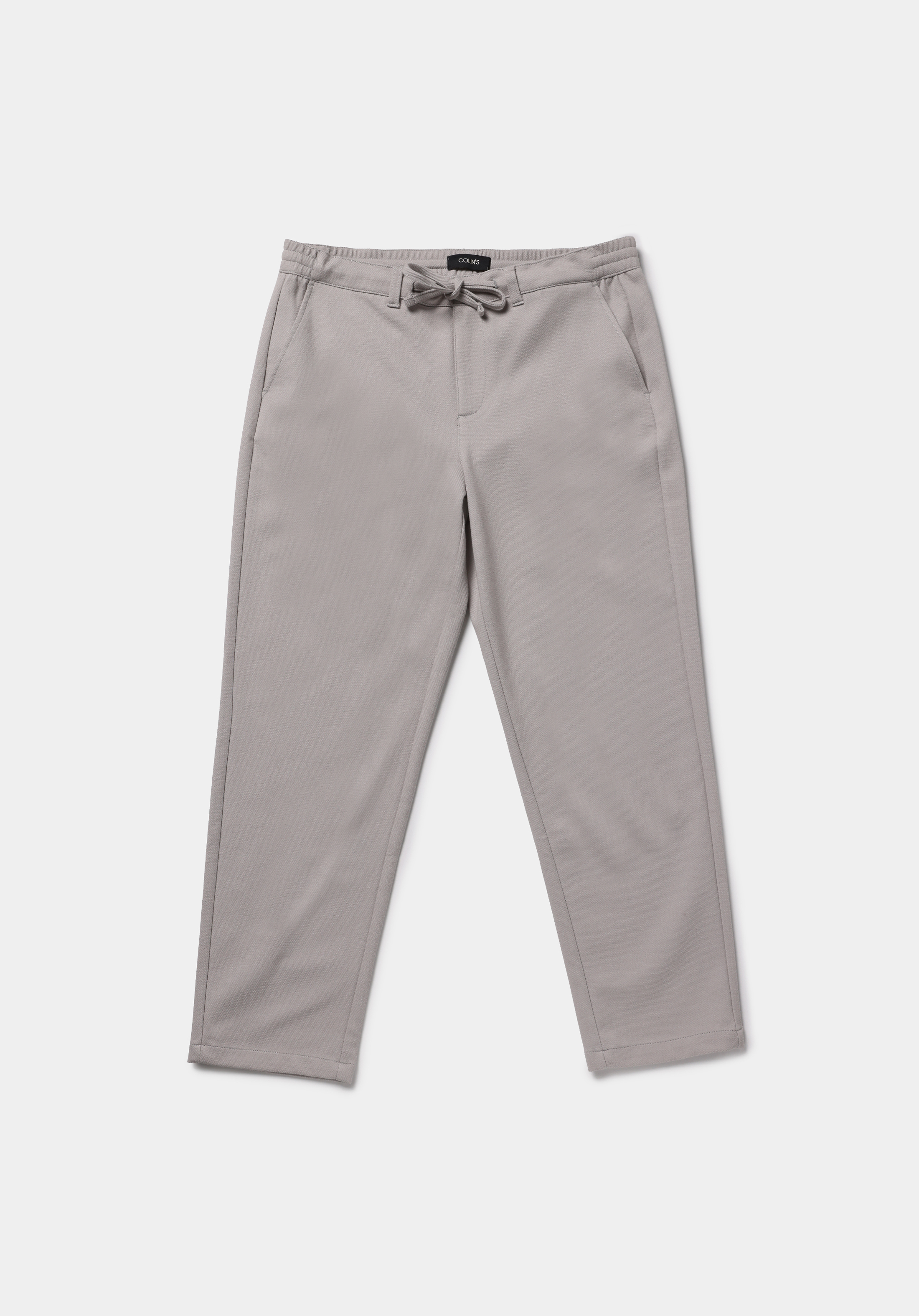 Regular Fit Orta Bel Düz Paça Erkek Gri  Pantolon