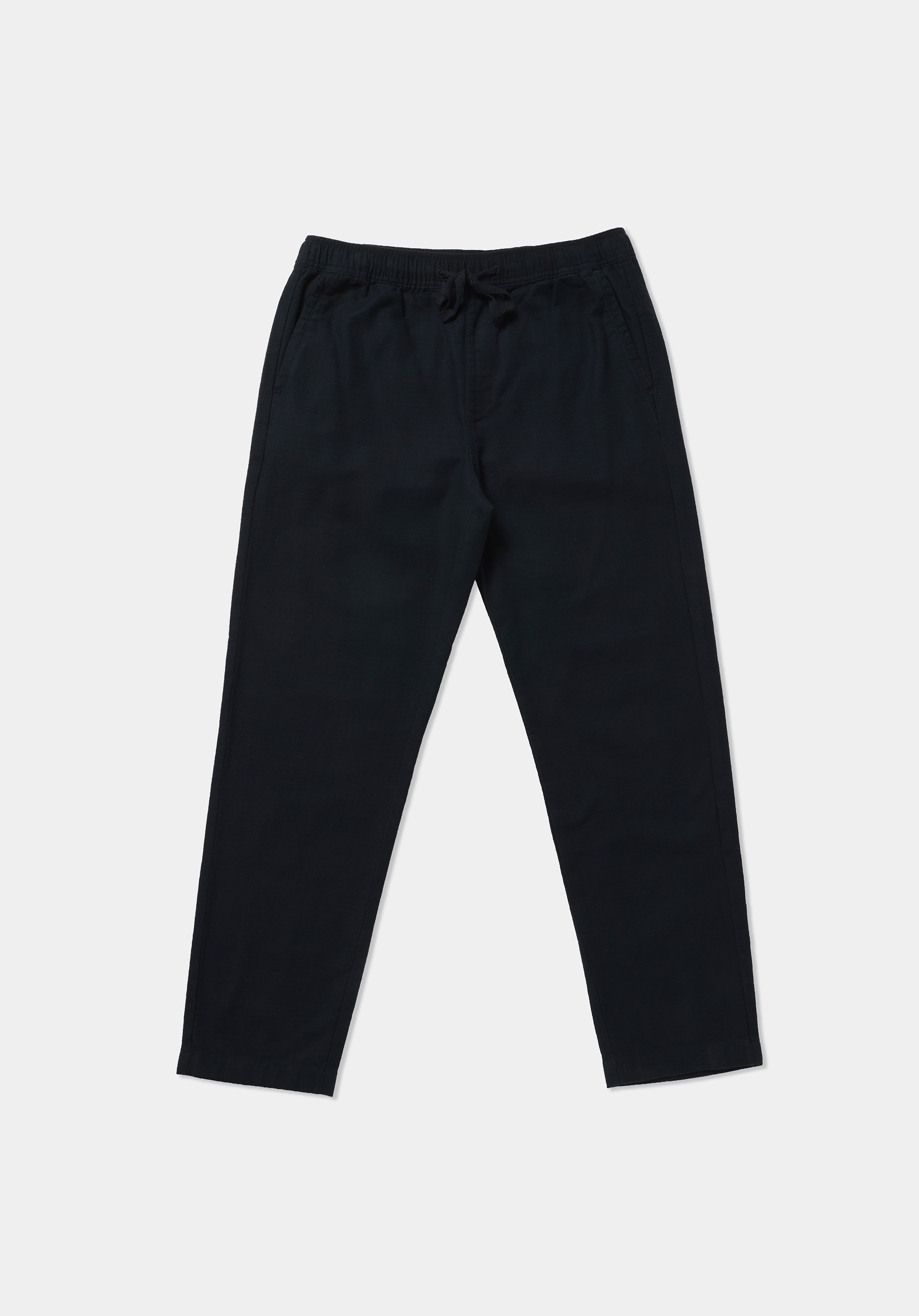 Regular Fit Orta Bel Düz Paça Erkek Lacivert  Pantolon