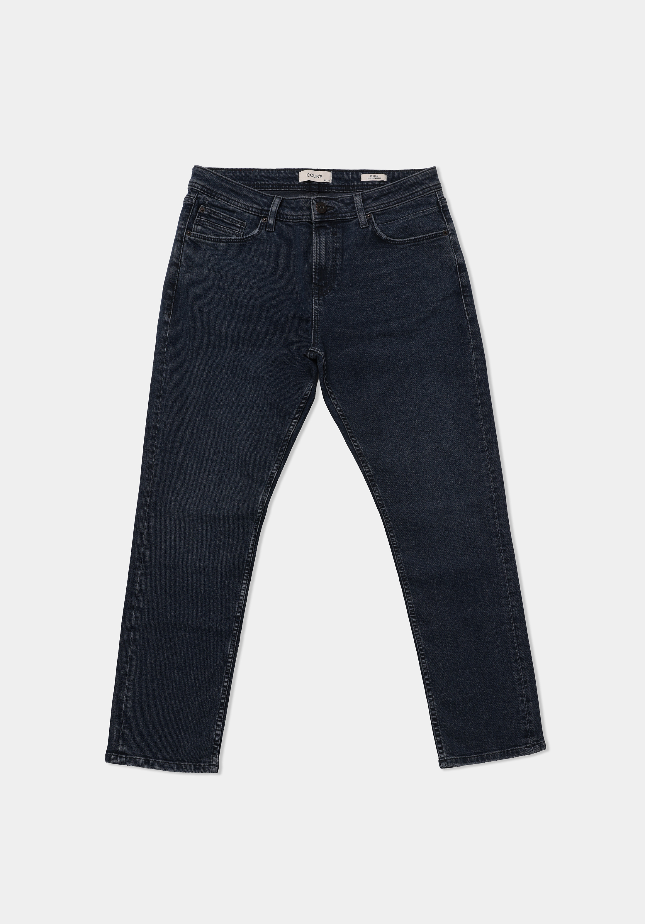 Regular Fit   Erkek Black Black Denim Jean Pantolon