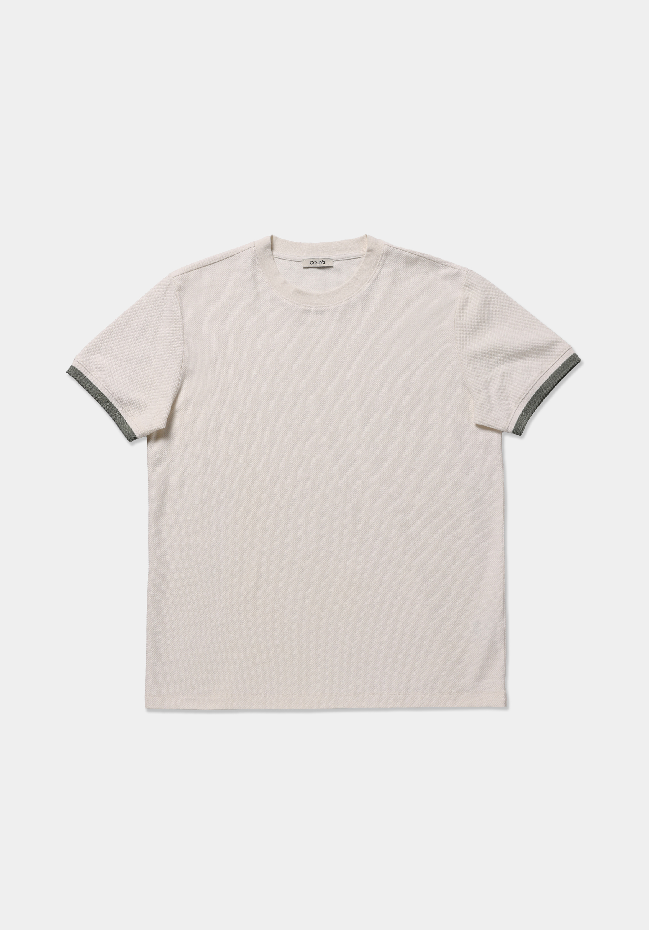 Regular Fit Yuvarlak Yaka Düz Erkek Beyaz Kısa Kol Tişört