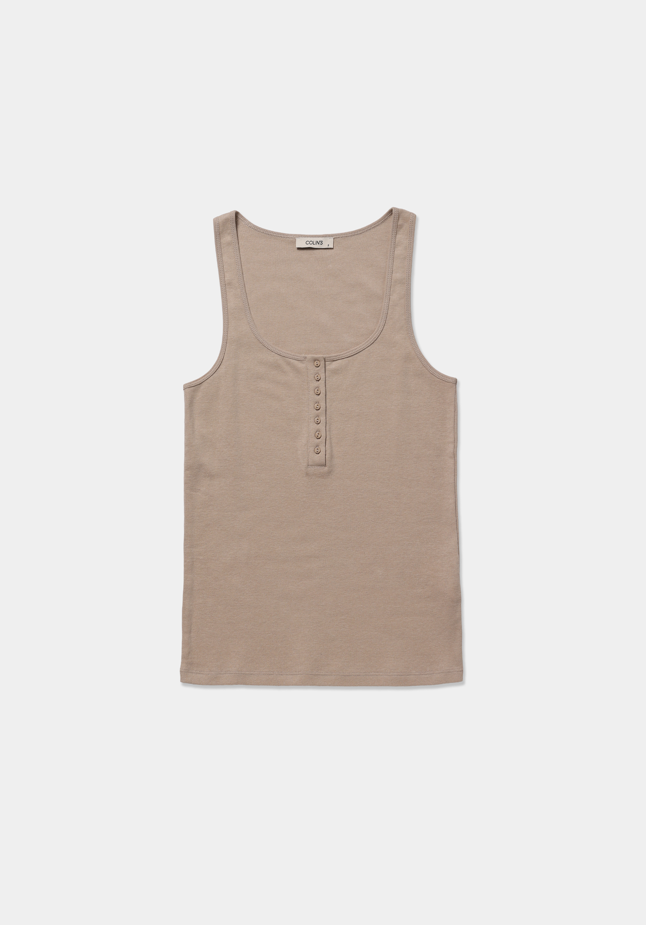 Slim Fit   Kadın Bej Atlet