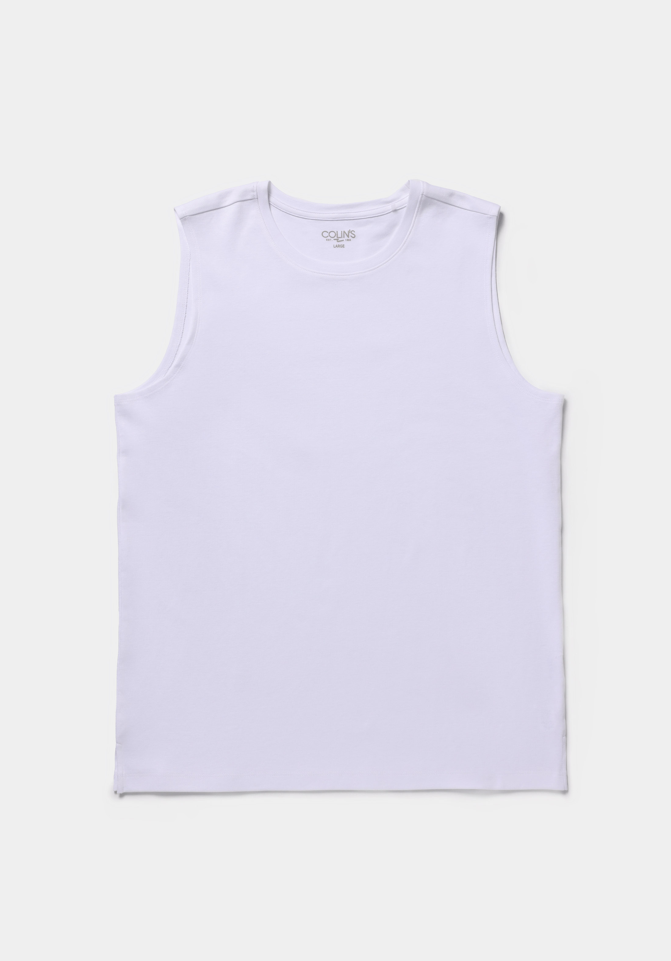 Regular Fit   Erkek Beyaz Atlet