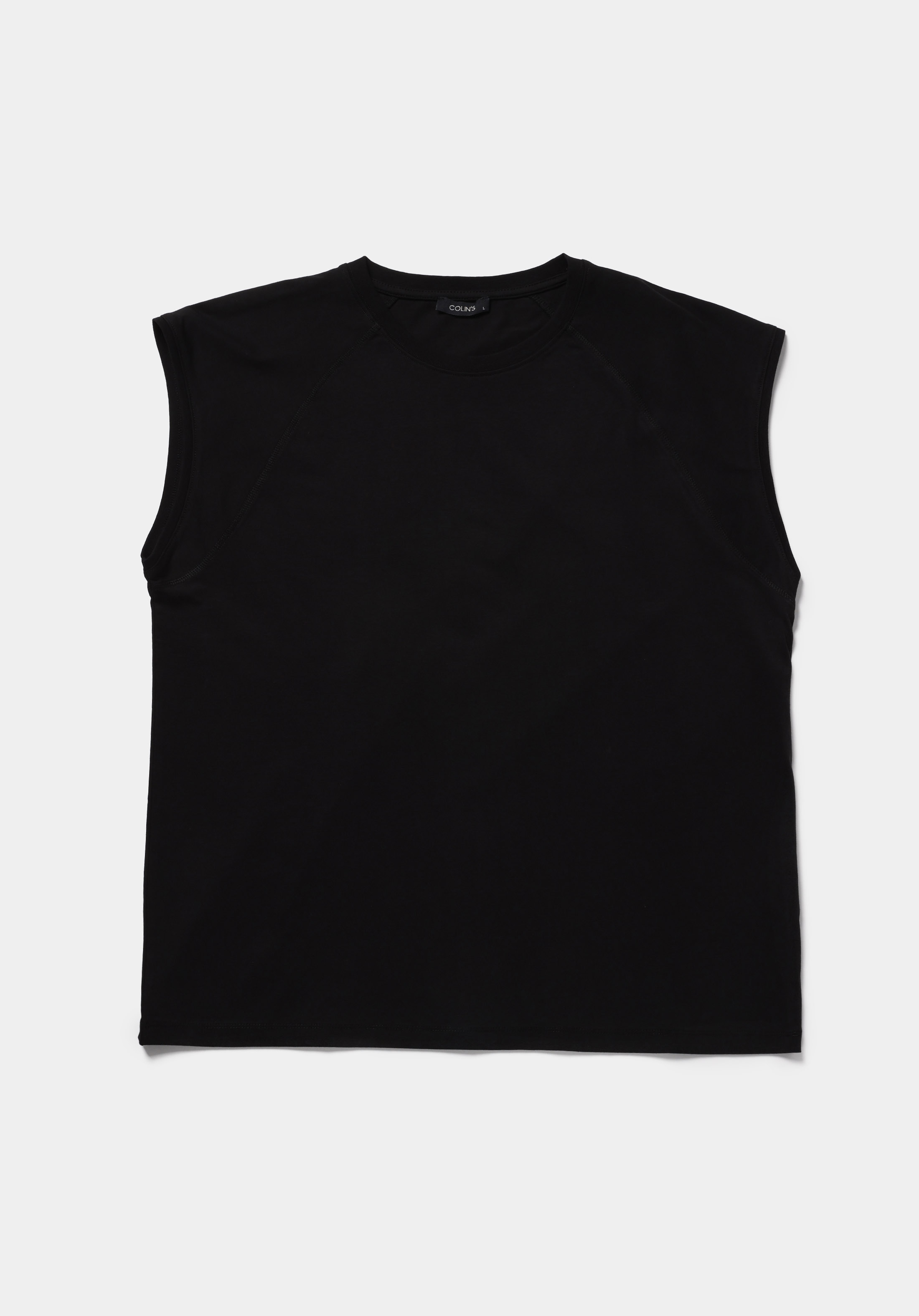 Boxy Fit   Erkek Siyah Atlet