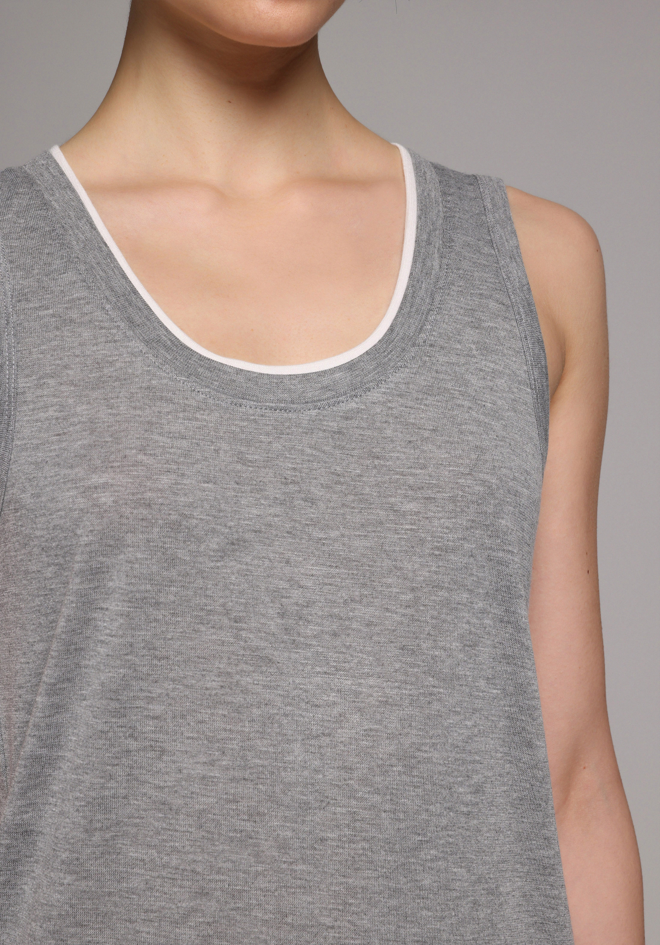 Slim Fit   Kadın Gri Atlet