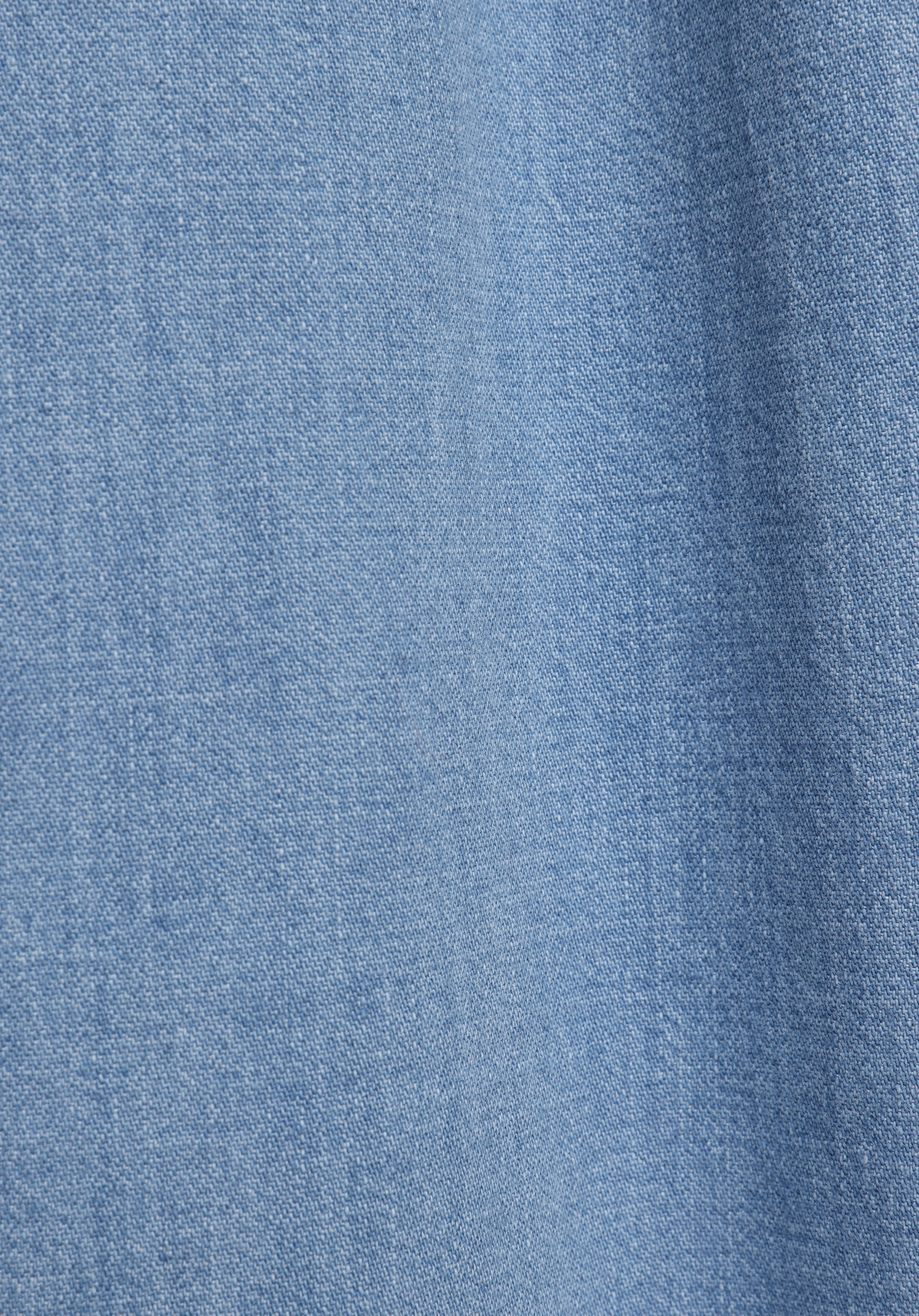 Regular Fit Düz Kadın Light İndigo Denim Askılı Elbise