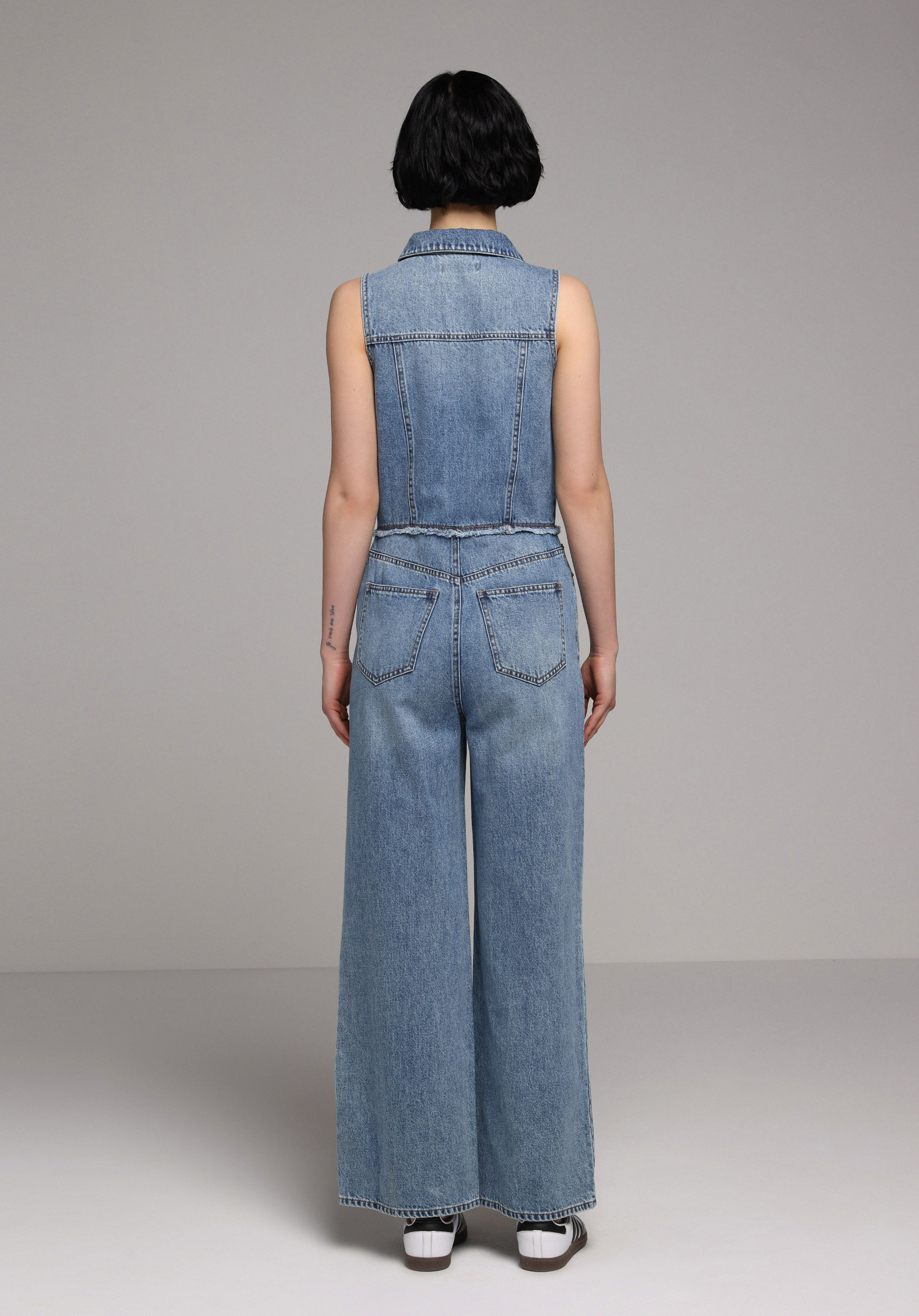 Slim Fit   Kadın Light İndigo Denim Jean Pantolon