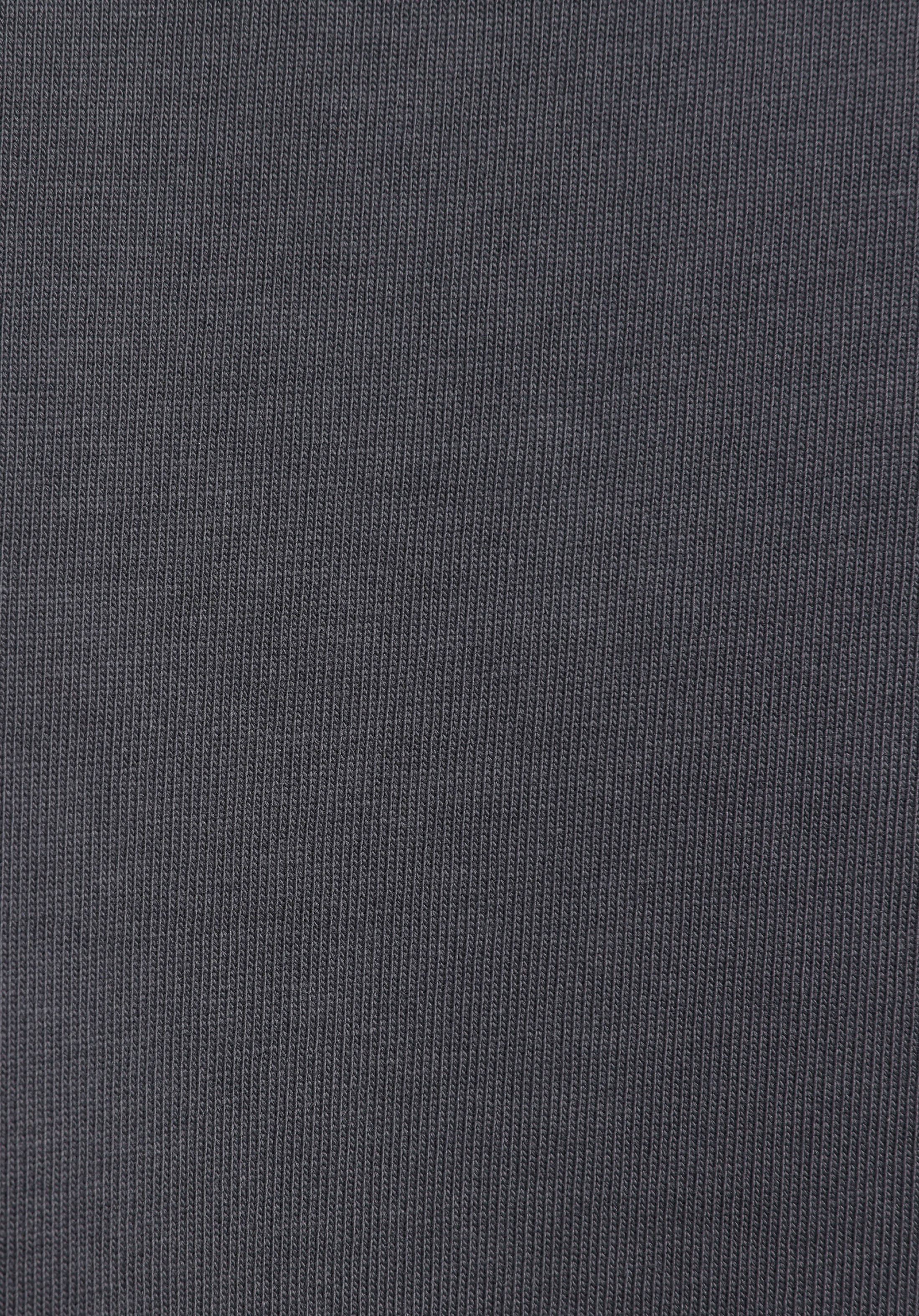 Regular Fit Yuvarlak Yaka Düz Kadın Antrasit Kısa Kol Tişört