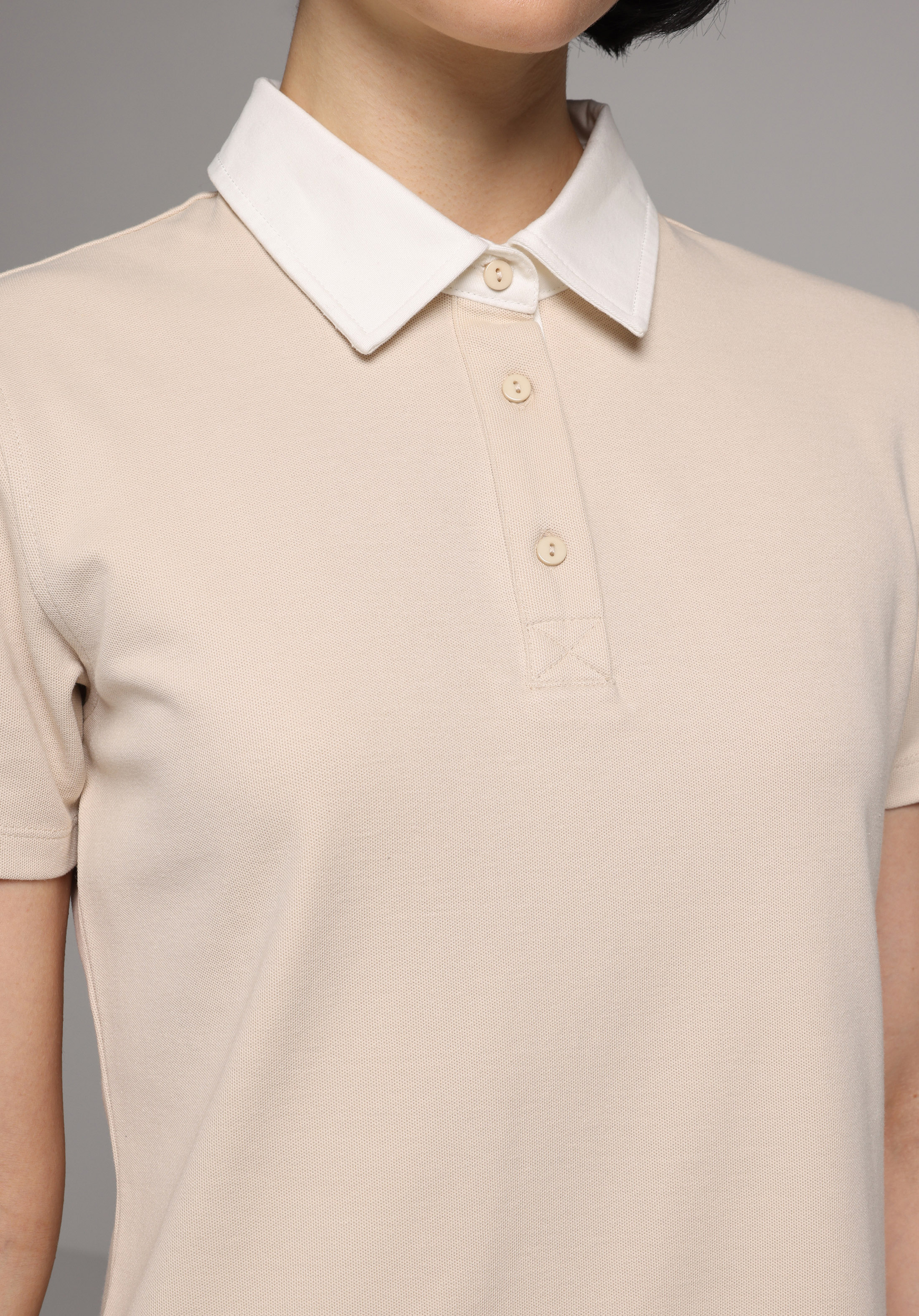 Slim Fit Nakışlı Kadın Bej Kısa Kol Elbise