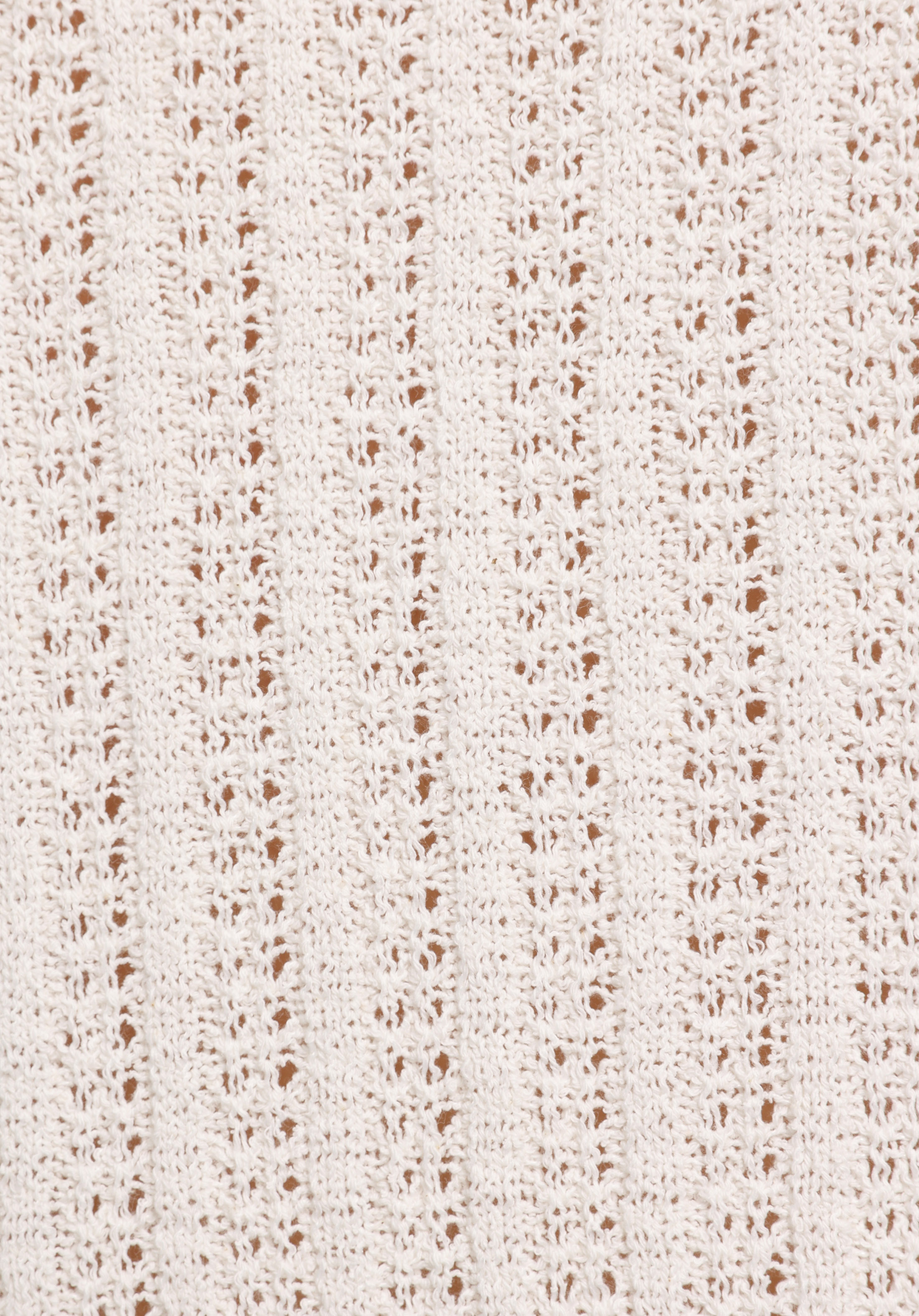 Regular Fit Yuvarlak Yaka Jakarlı Kadın Ekru Kısa Kol Tişört