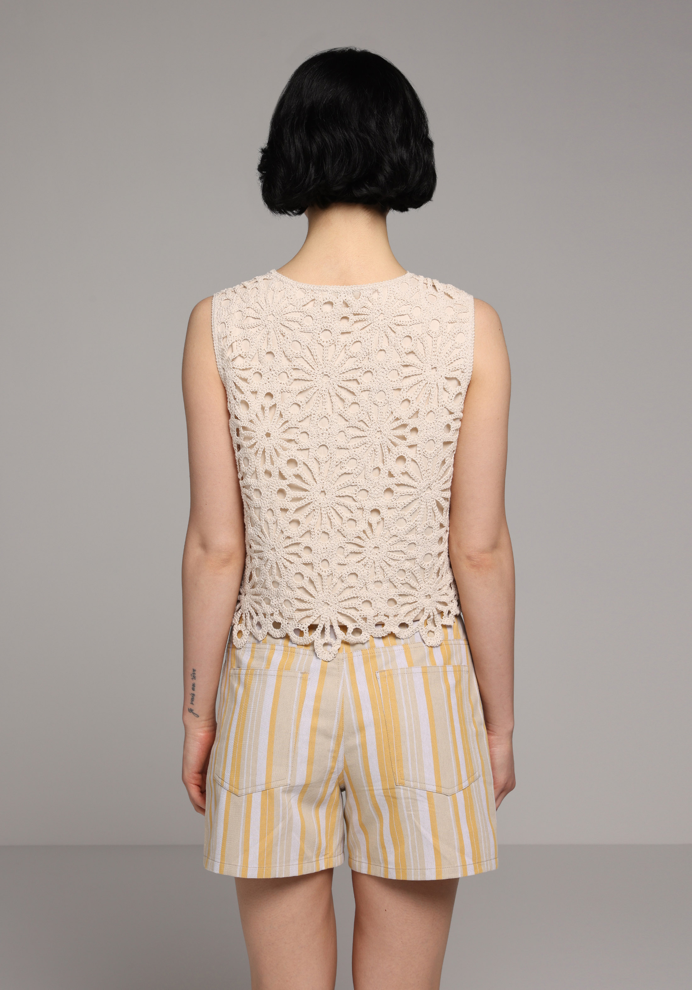 Regular Fit  Kolsuz Kadın Bej Atlet