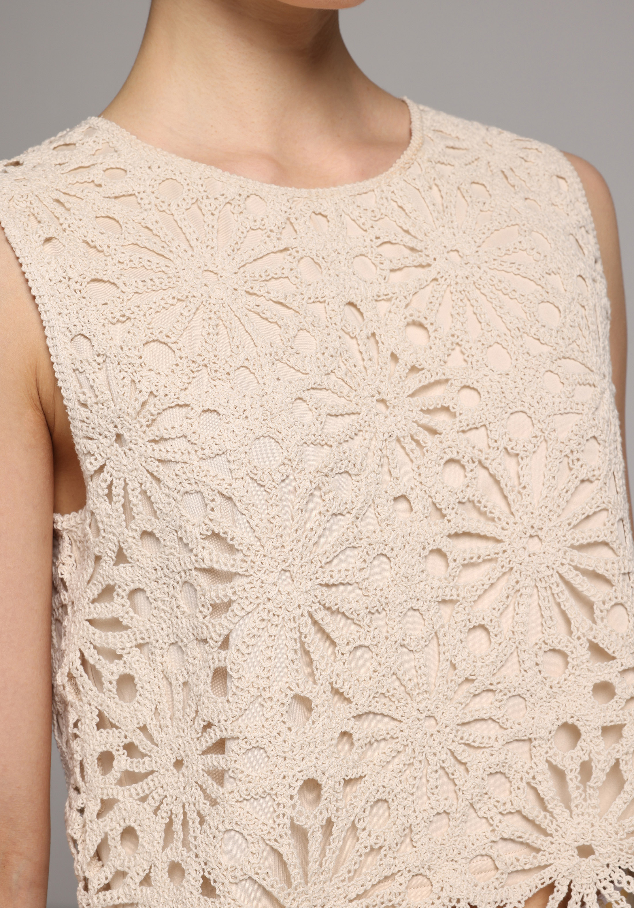 Regular Fit  Kolsuz Kadın Bej Atlet