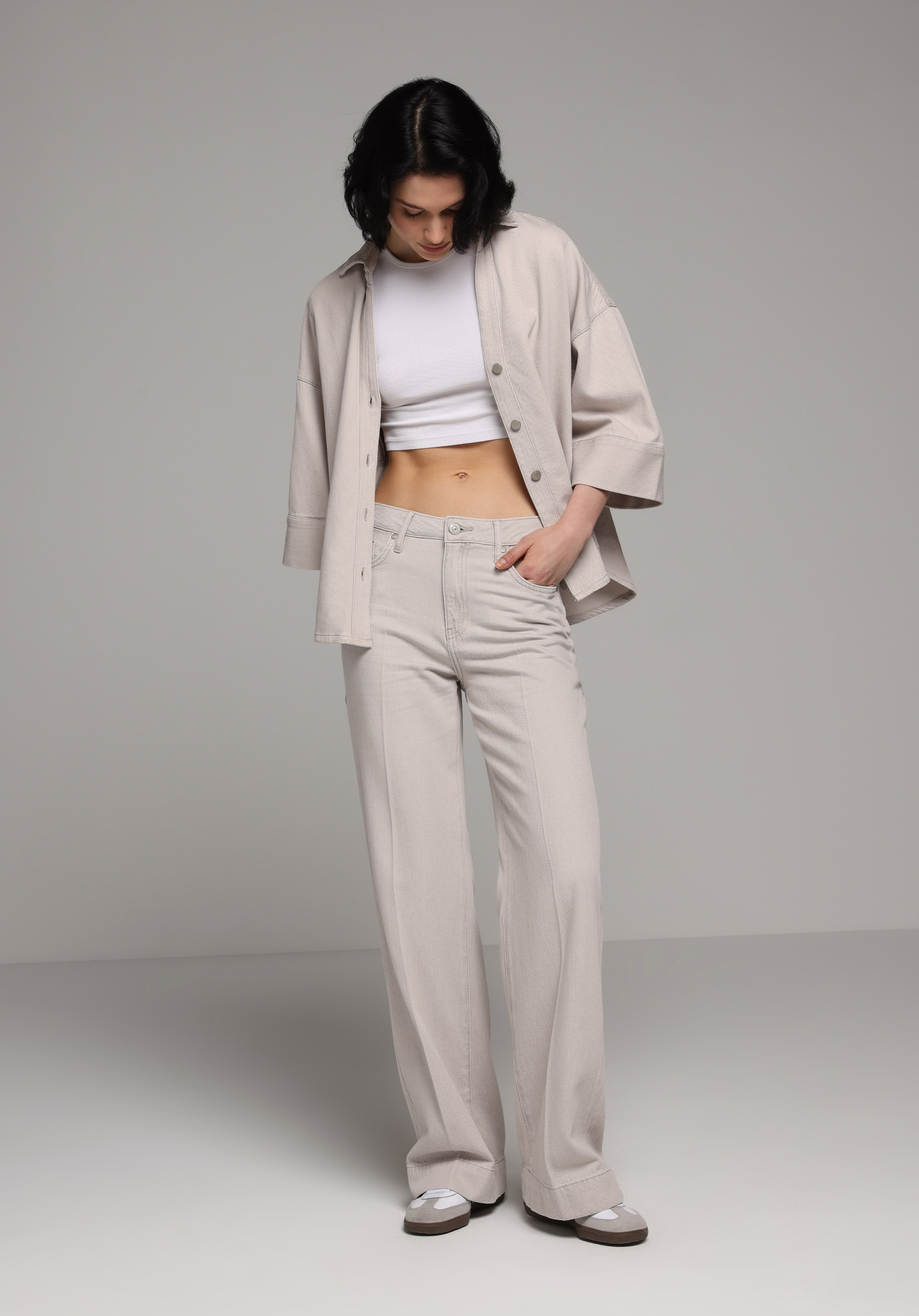 Regular Fit   Kadın Colour Denim Jean Pantolon