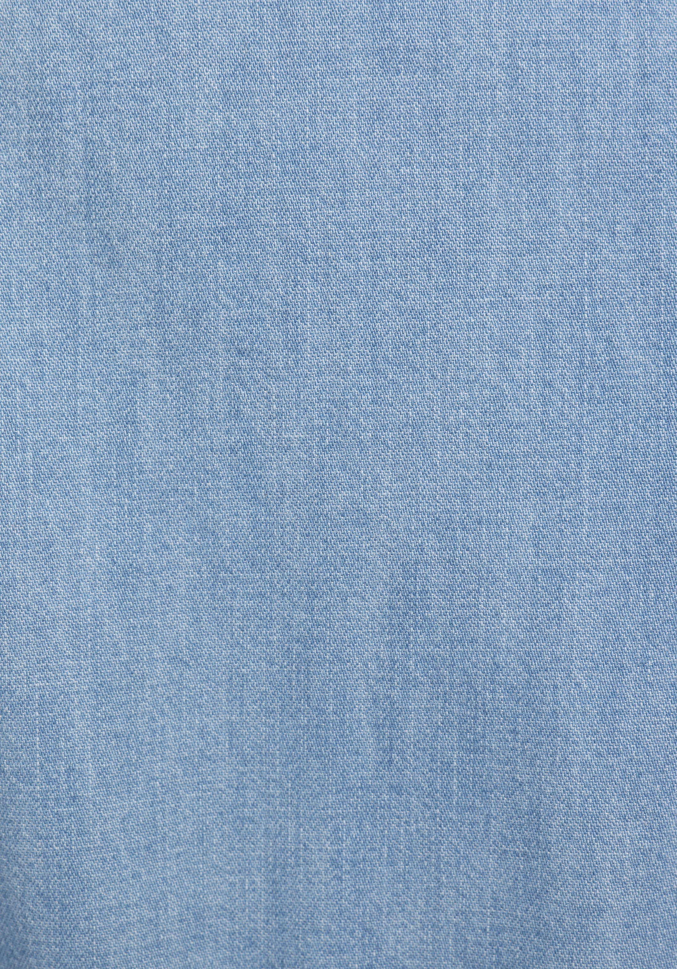 Regular Fit Düz Kadın Light İndigo Denim Kısa Kol Elbise