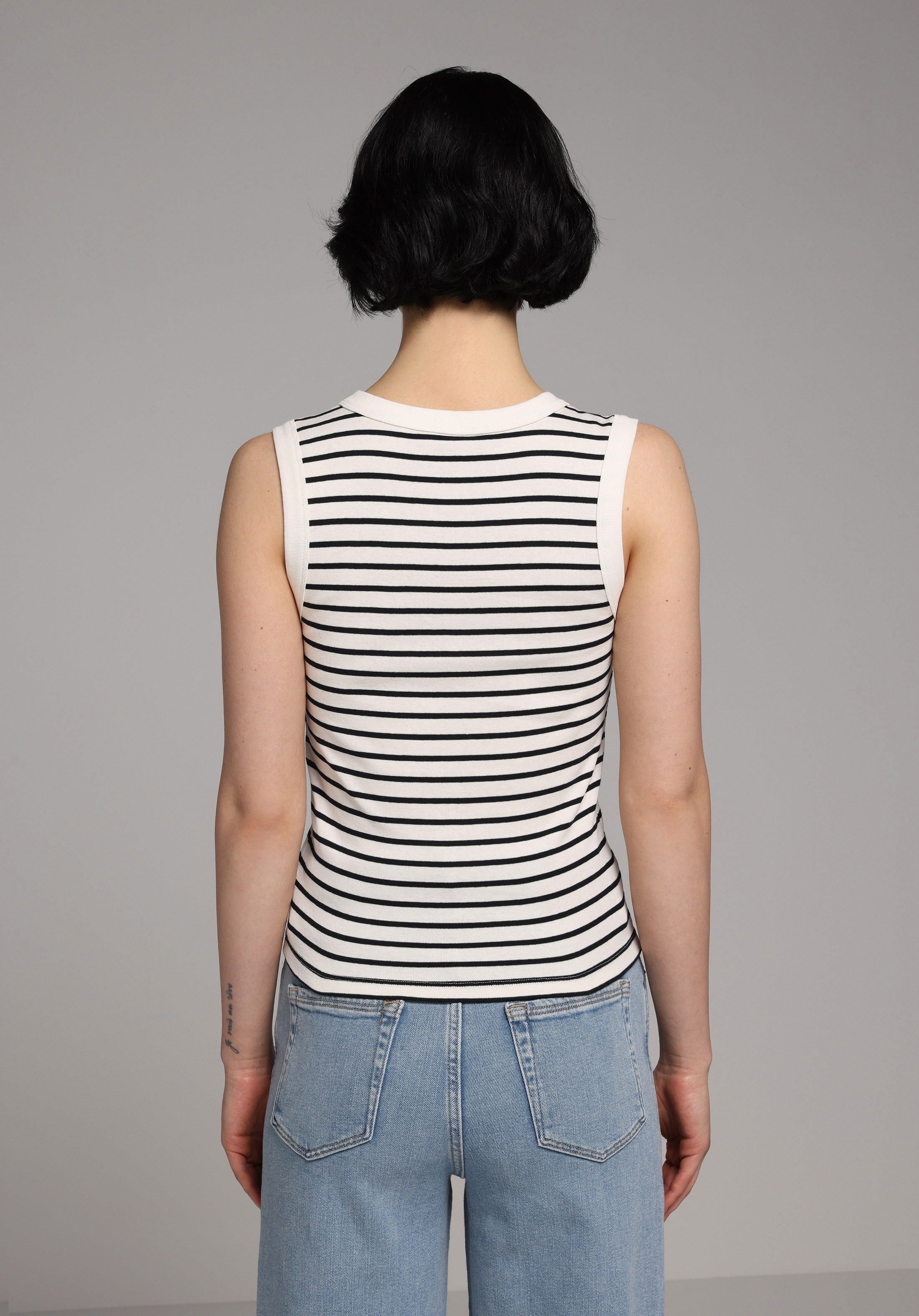 Slim Fit   Kadın Beyaz Atlet