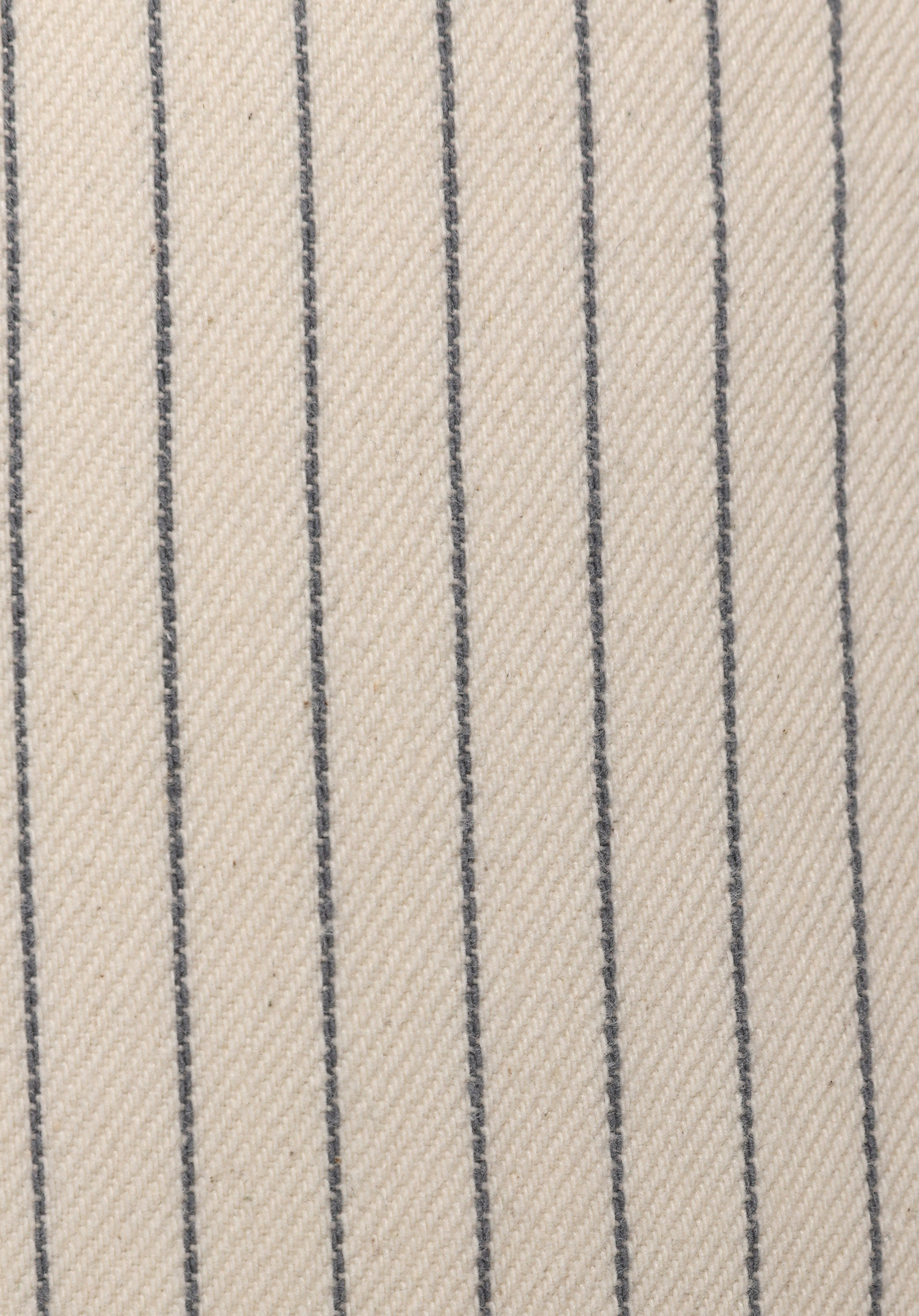 Mom Fit Yüksel Bel Düz Kadın Stripe Denim Jean Şort