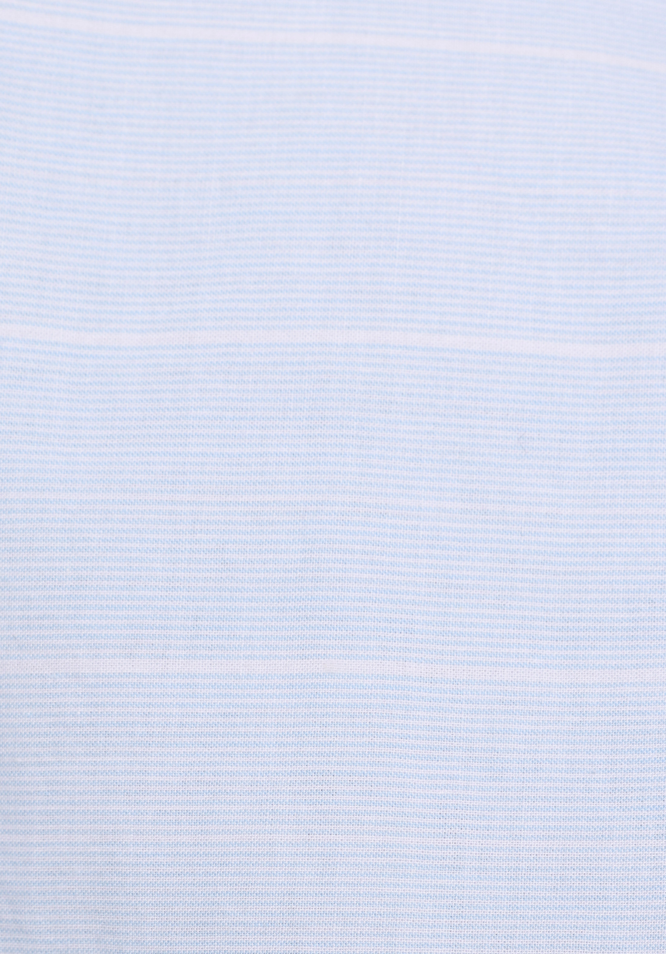 Regular Fit Shirt Neck Çizgili Kadın Mavi Roll-up Gömlek