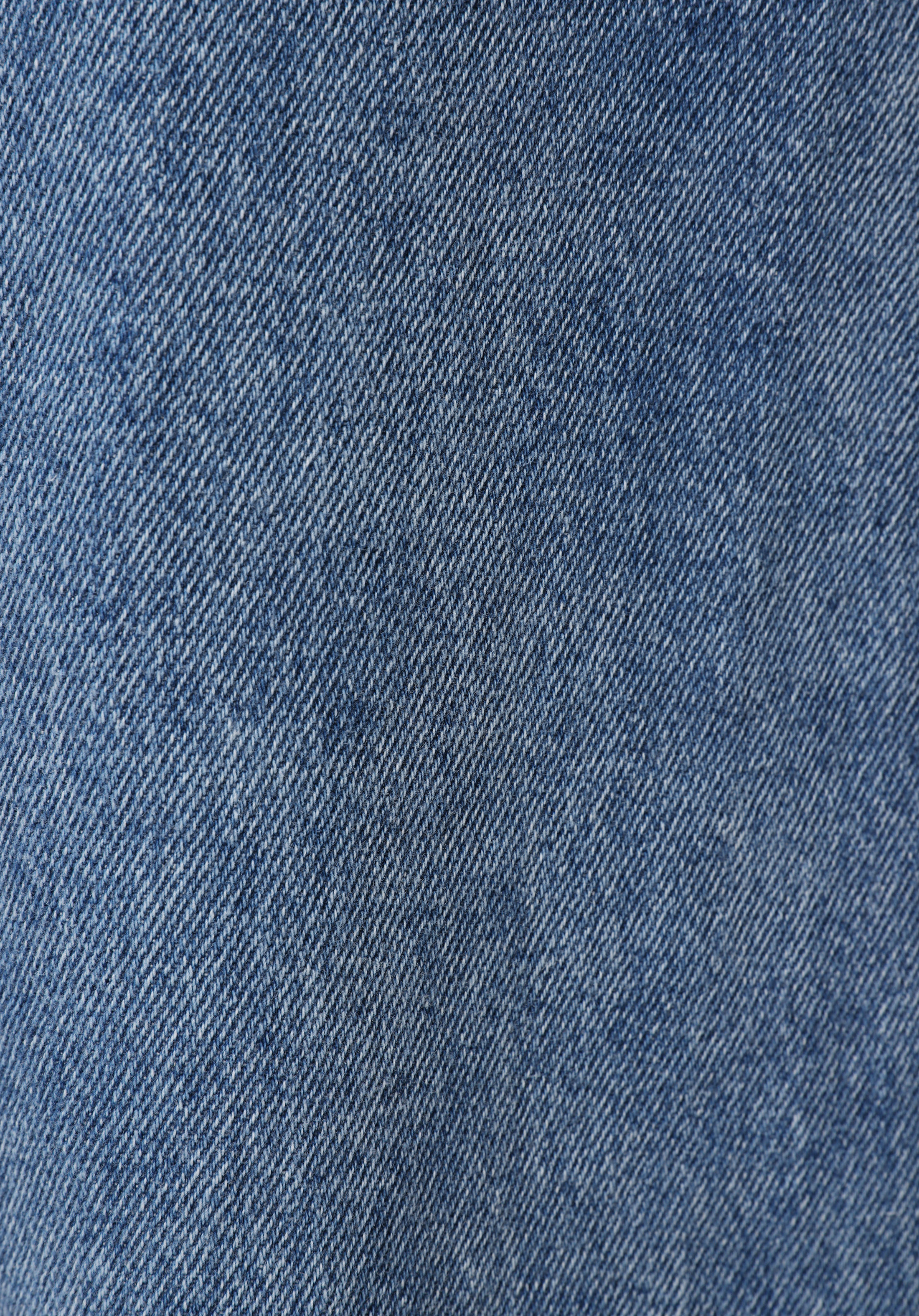 Slim Fit Düz Fermuarlı Kadın Denim Etek