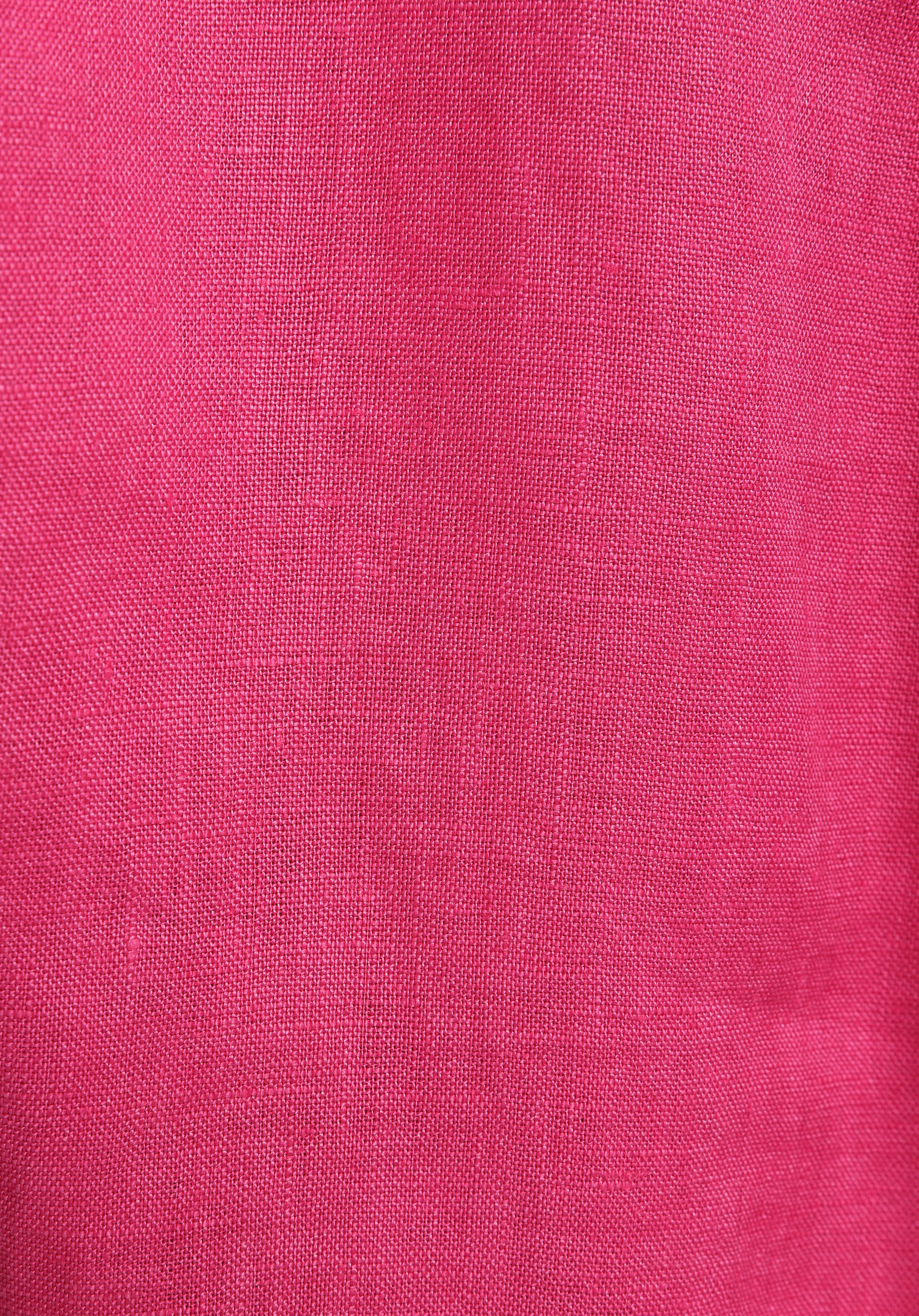 Fashion Fit Shirt Neck Düz Kadın Pembe ¾ Kol Gömlek