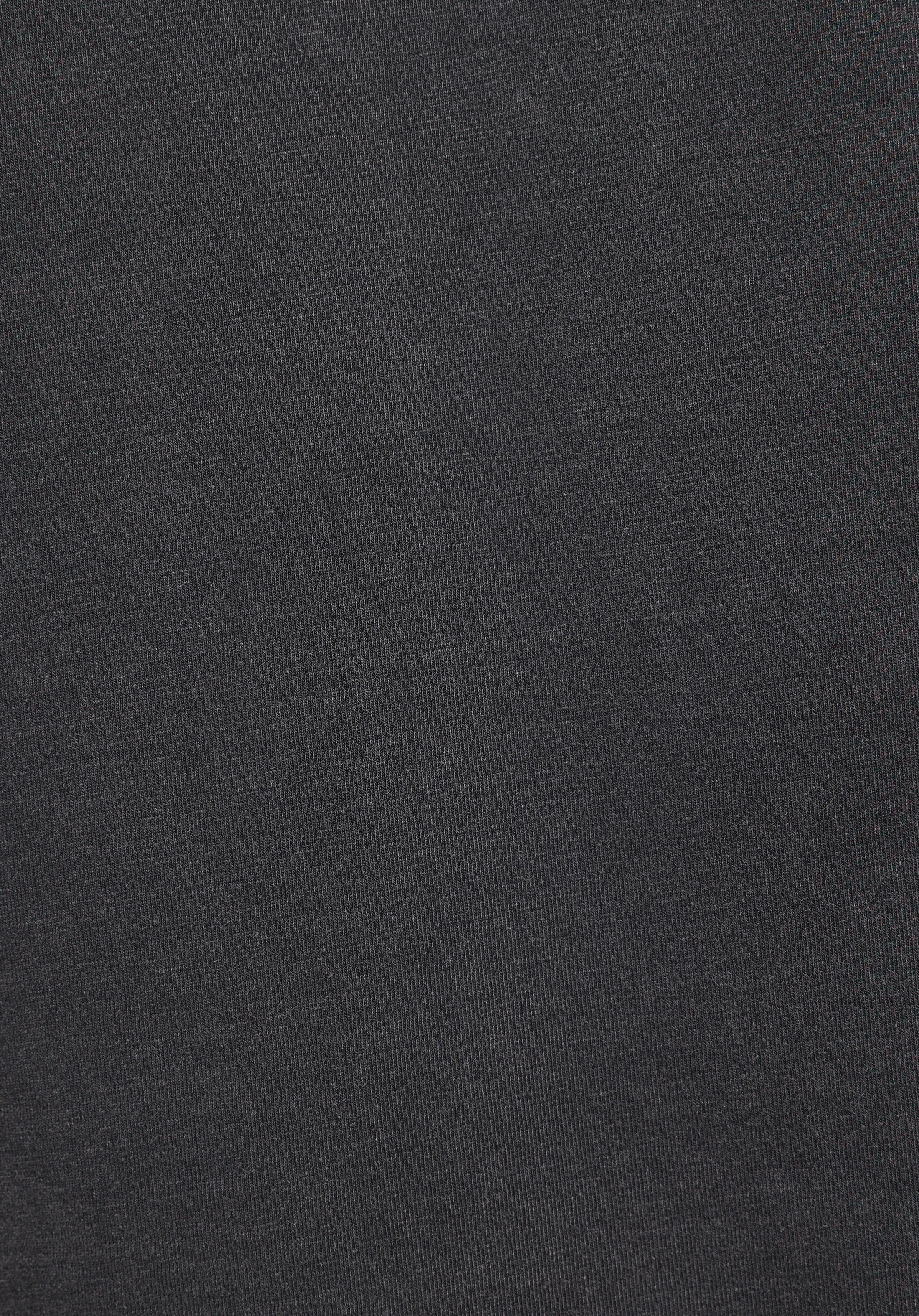 Oversize Fit Yuvarlak Yaka Düz Kadın Antrasit Kısa Kol Tişört