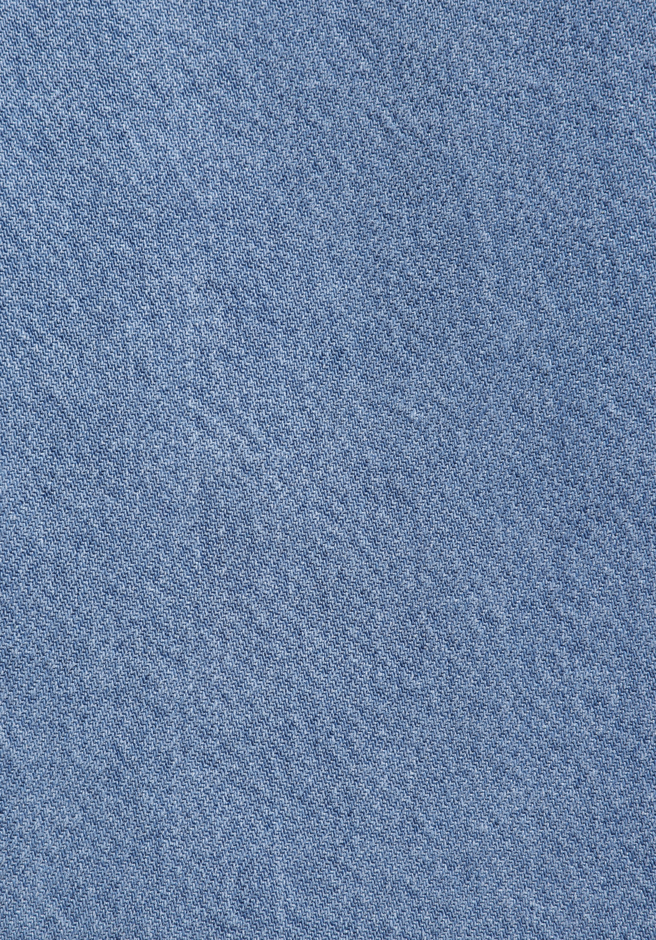 Regular Fit Klasik Yaka Düz Erkek Light İndigo Denim Kısa Kol Gömlek