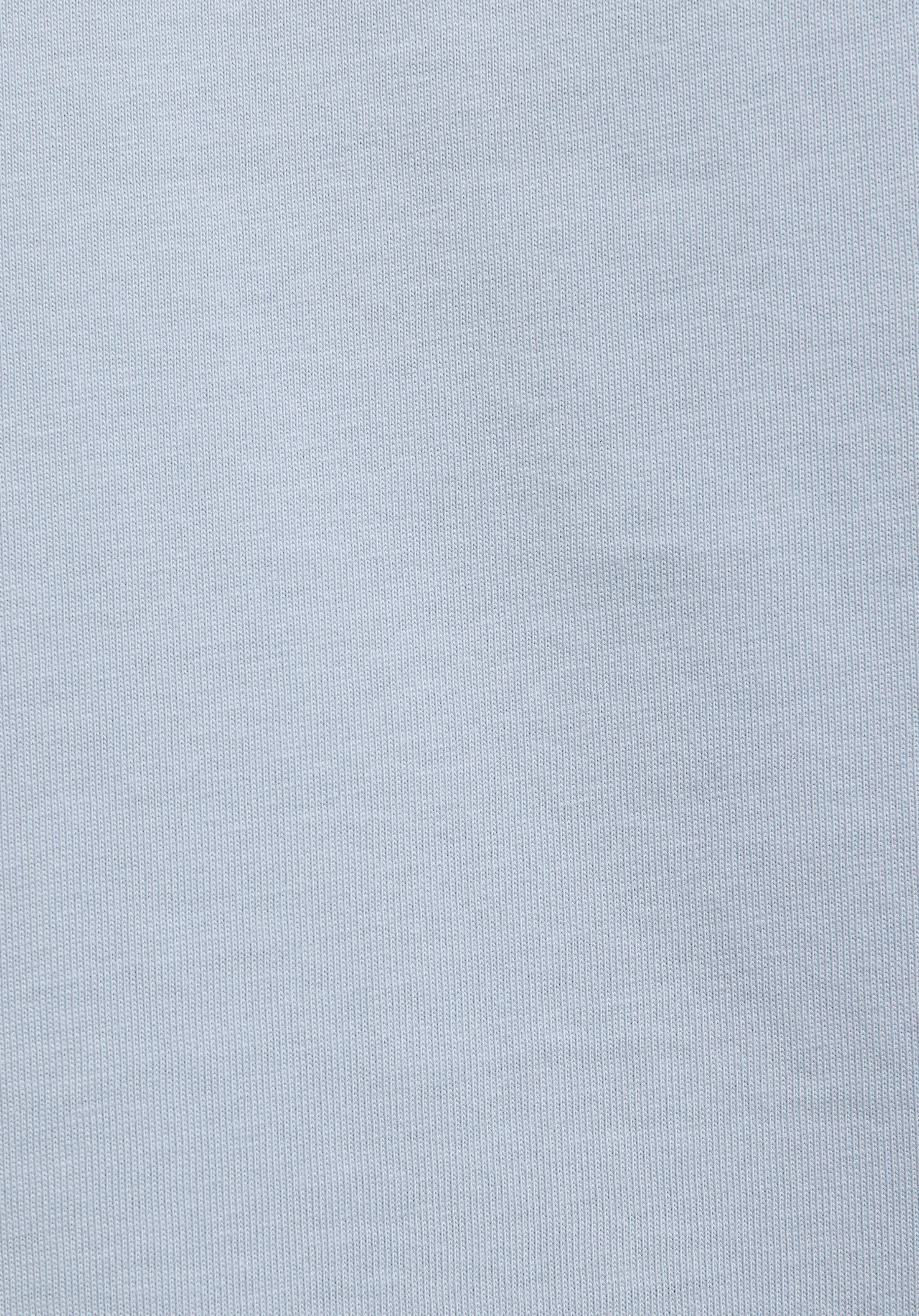 Comfort Fit Yuvarlak Yaka Düz Erkek Mavi Kısa Kol Tişört